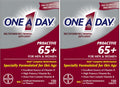 ONE A DAY Proactive 65+, Mens & Womens Multivitamin, Supplement with Vitamin A, C, D, and Zinc to Support Bone Health & Cell Health, Calcium, Folic Acid, Tablet 150 Count (Pack of 2)