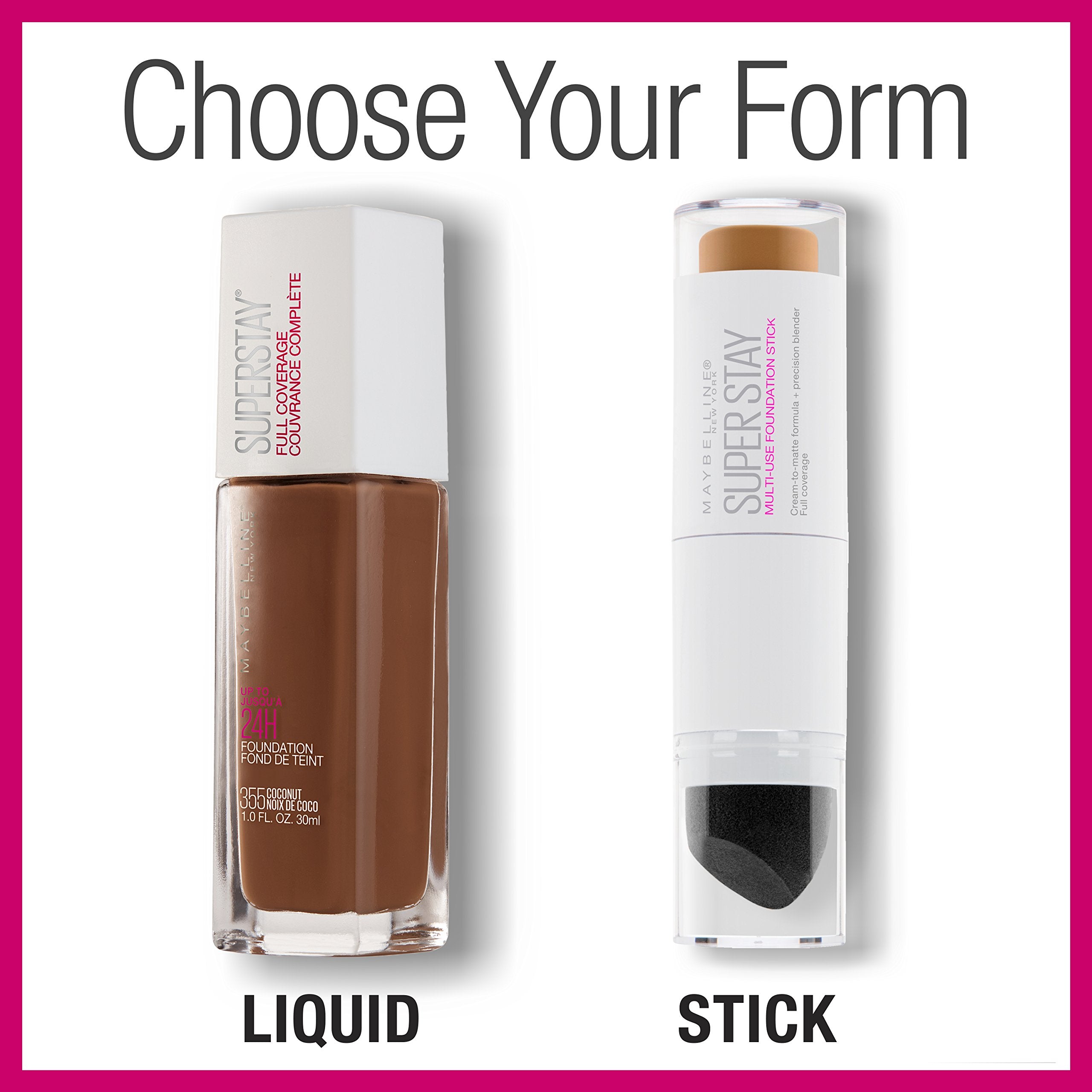 Maybelline New York Super Stay Foundation Stick For Normal to Oily Skin, Natural Beige, 0.25 oz.