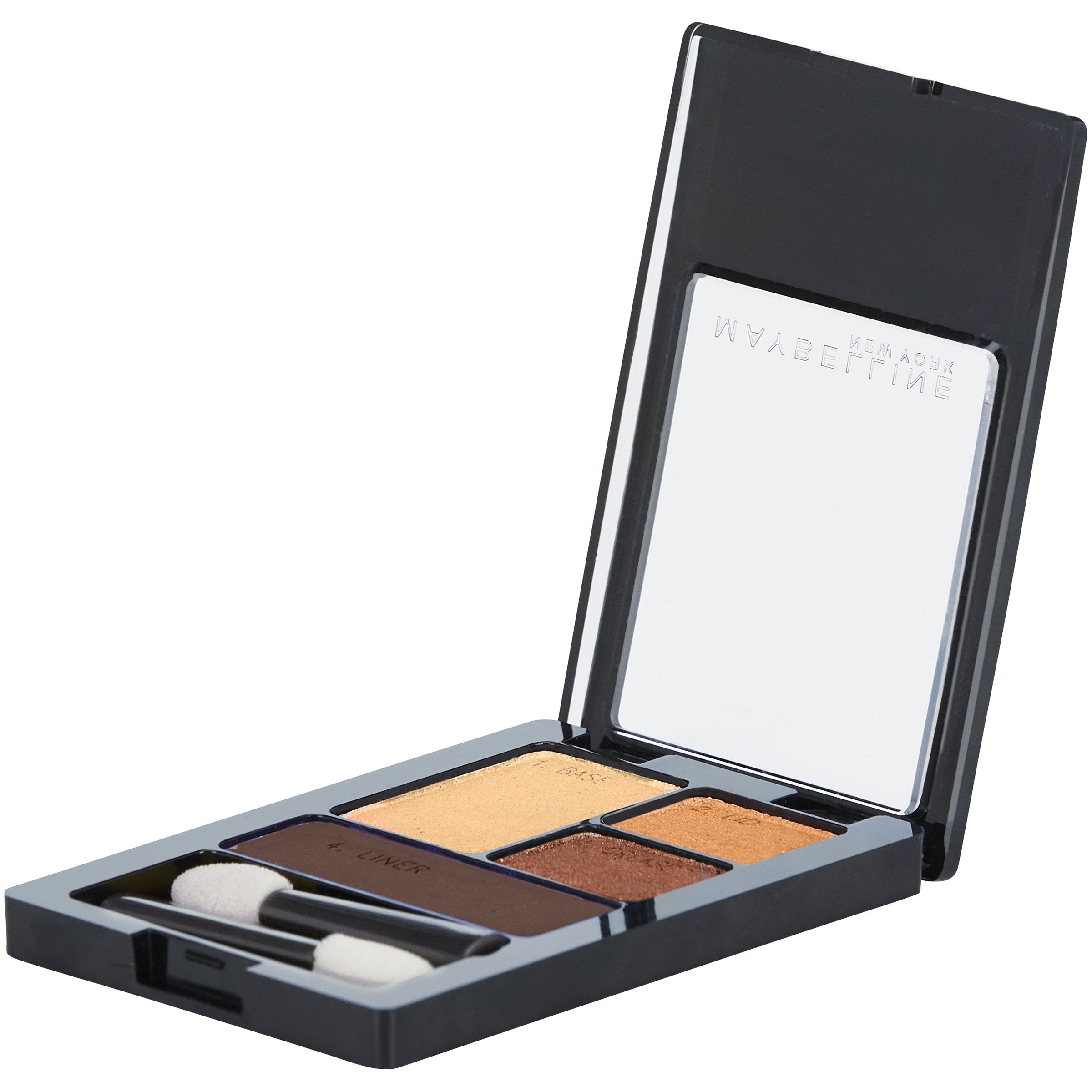 Maybelline New York Expert Wear Eyeshadow Quads, Sunlit Bronze, 0.17 oz.