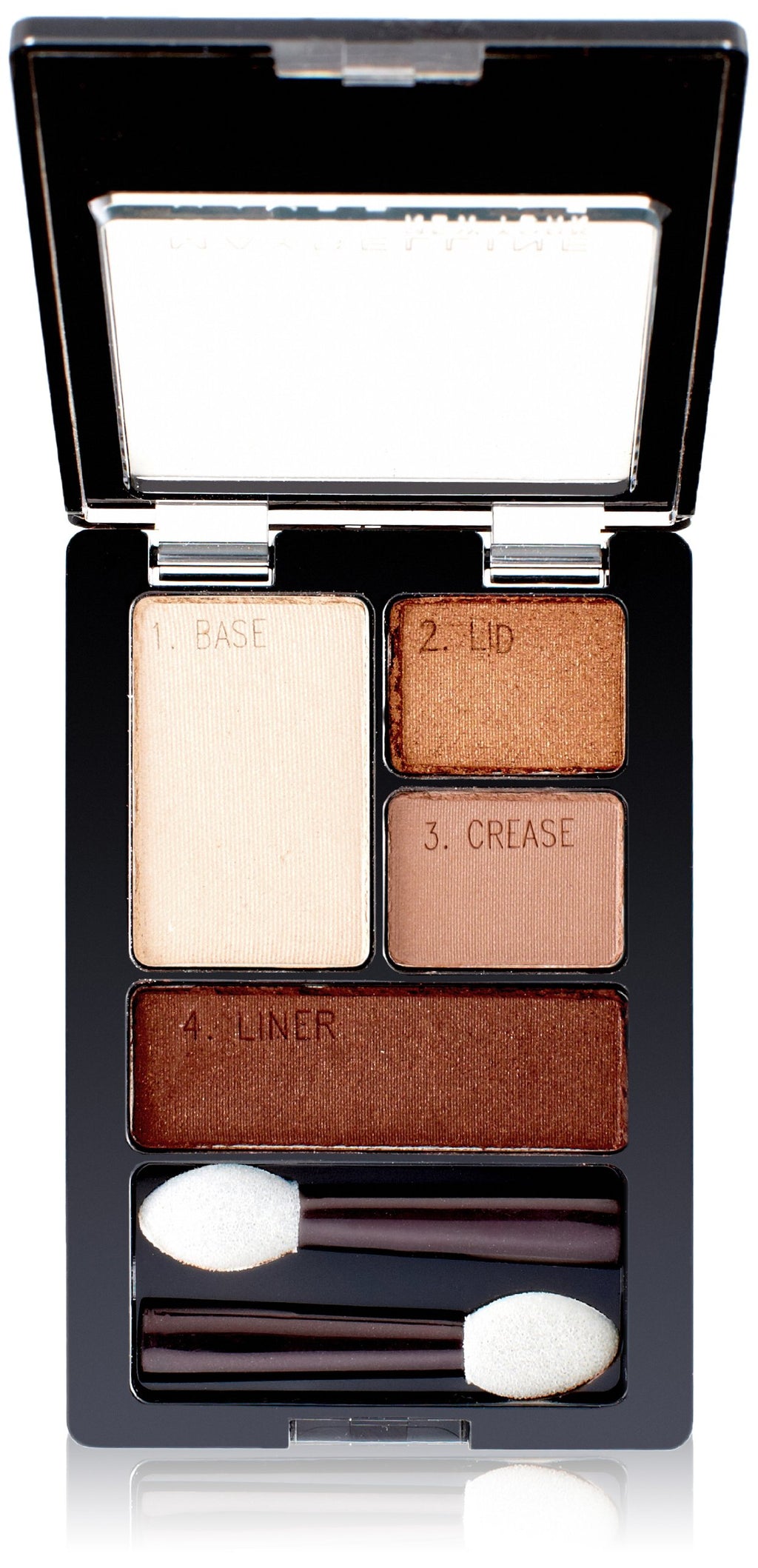 Maybelline Expert Wear Eyeshadow Quads, Chai Latte, 0.17 oz.