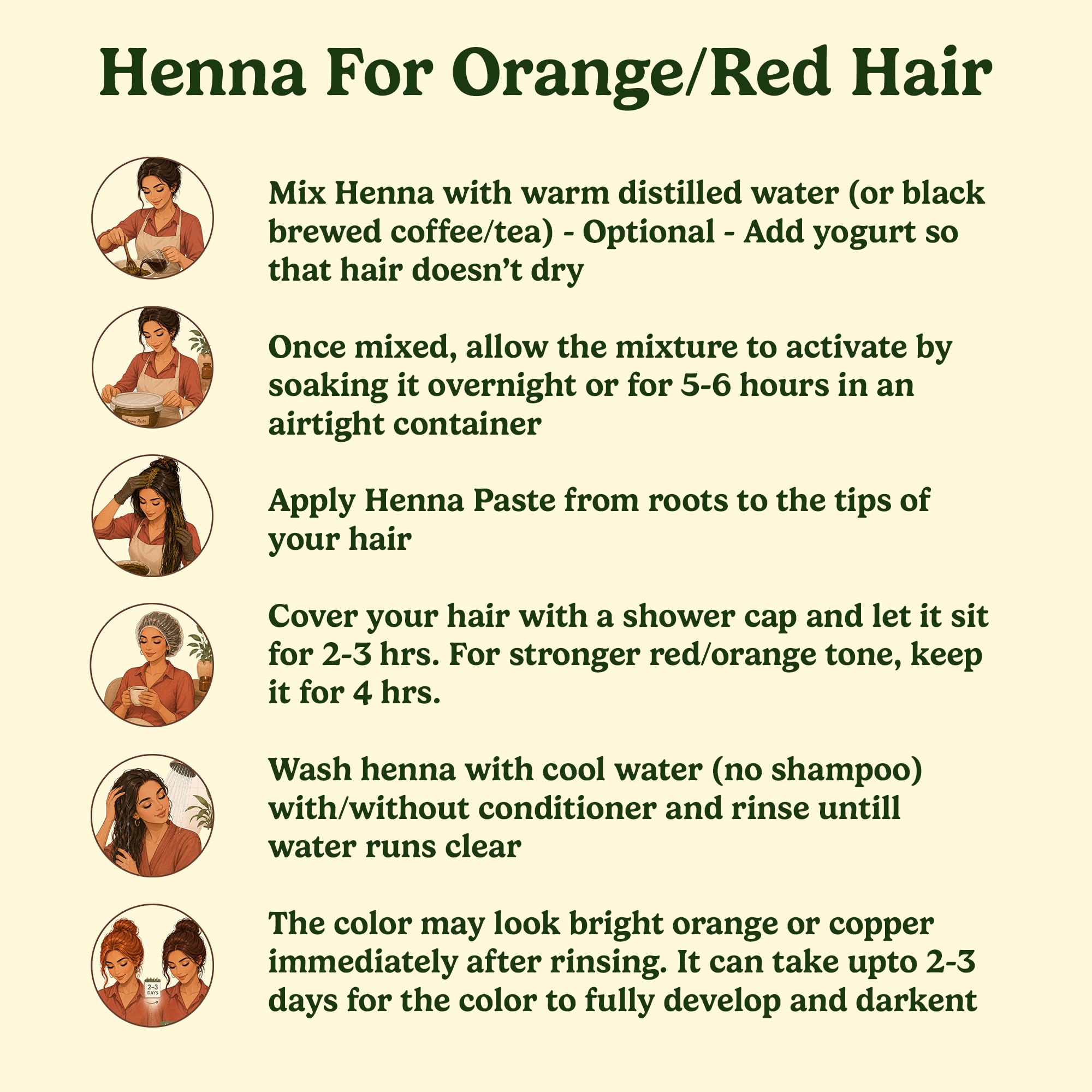 Shudh Online Pure Henna Powder for Hair Color Dye & Skin - Natural Triple Sifted Rajasthani Mehndi Hena (7oz - 200g) Tinte Natural Gena Para el Cabello (Lawsonia Inermis) | Red, Light & Brown hennah