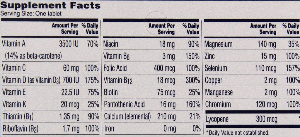 One-A-Day Men's Health Formula , 100 ct