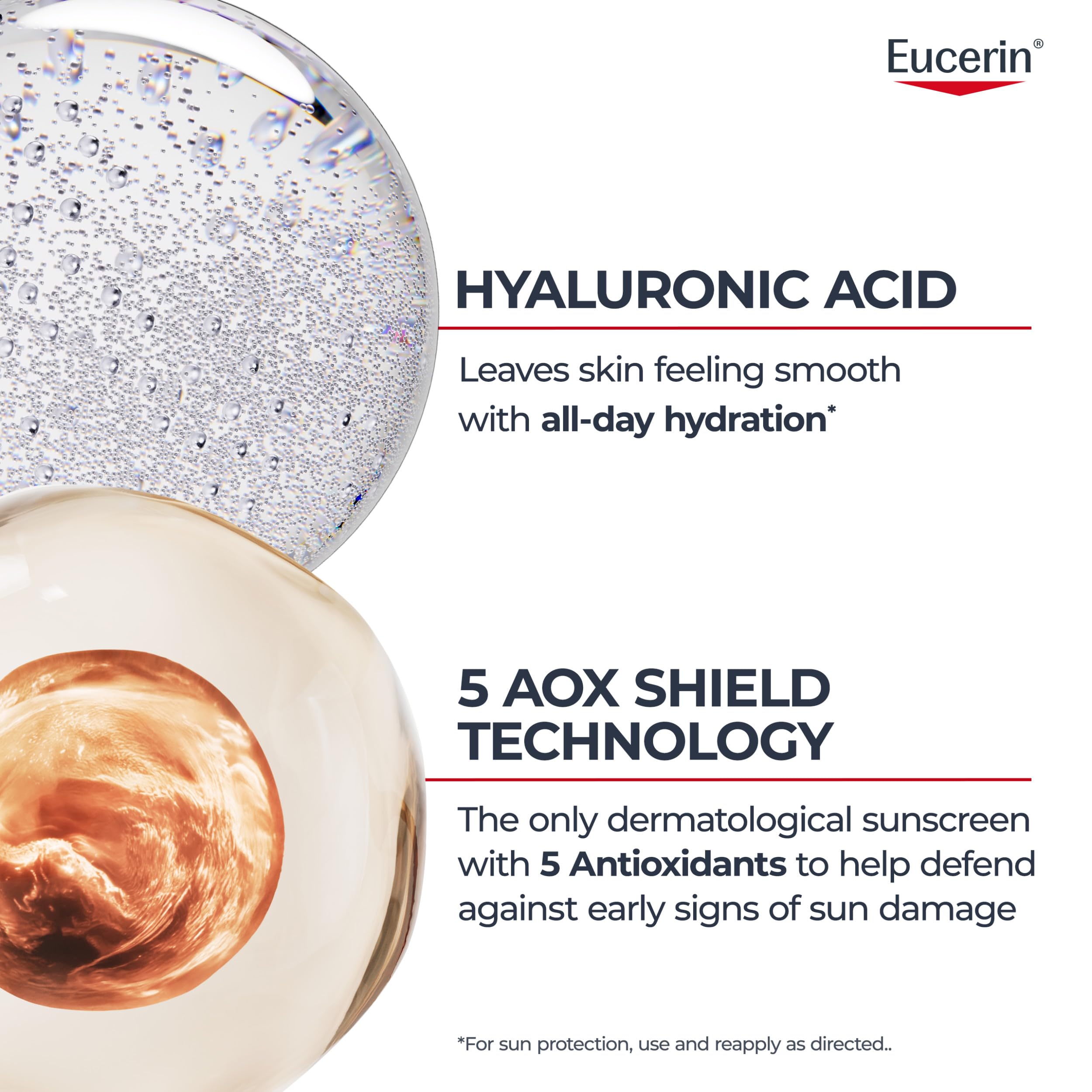 Eucerin Sun Age Defense Face Sunscreen Lotion SPF 50, 2.5 FL OZ