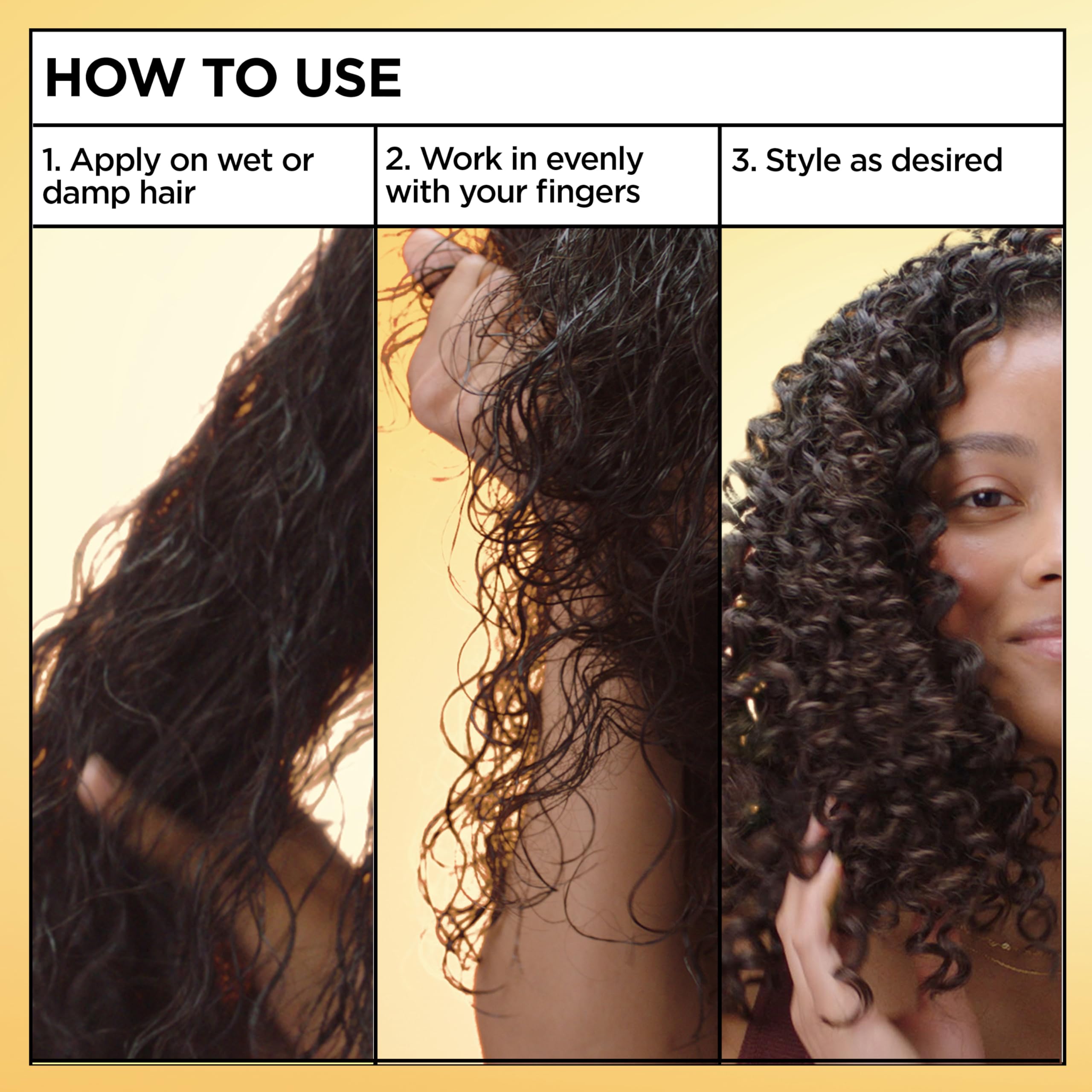 Garnier Whole Blends Hair Honey Jelly for Defining Wavy and Curly Hair, Hair Gel for Up to 100HRs Curl Definition, Frizz Control and Deep Moisture, 13.5 Fl Oz, 2 Count