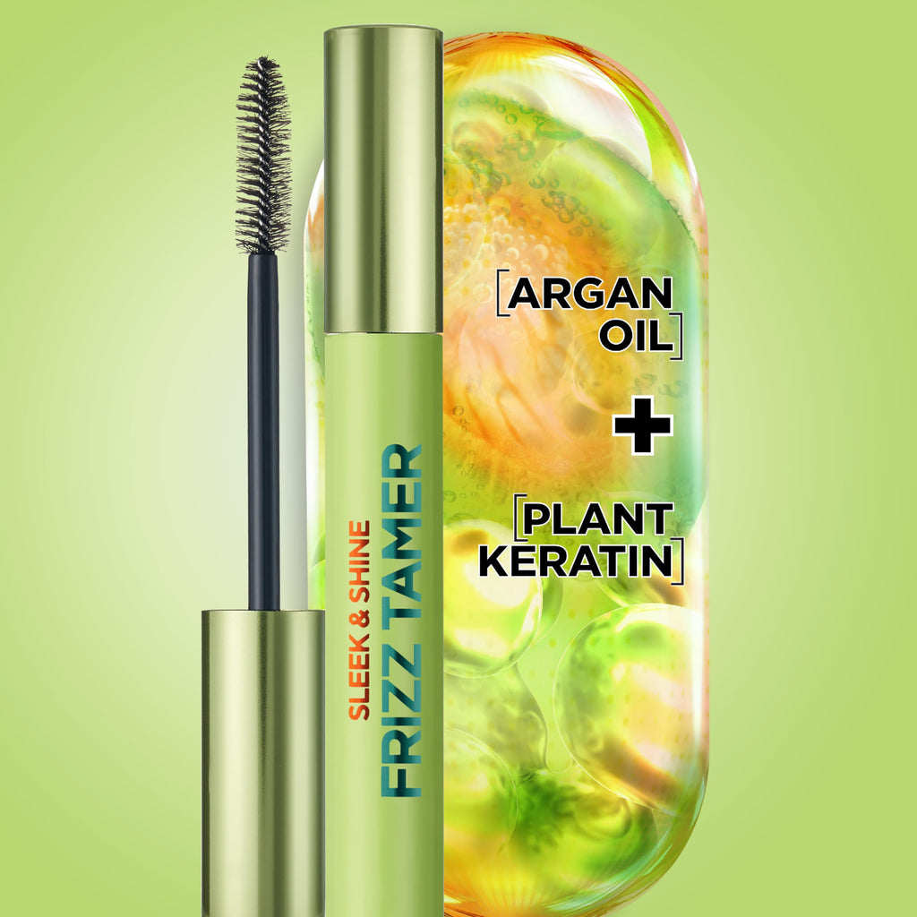 Garnier Fructis Sleek & Shine Frizz Tamer Hair Serum Wand, Flyaway Wand and Hair Mascara Stick, Tame Flyaways Smooth Frizz & Style Edges For Up to 12HRs of Sleek, Slick Back Styling, 0.27 fl oz