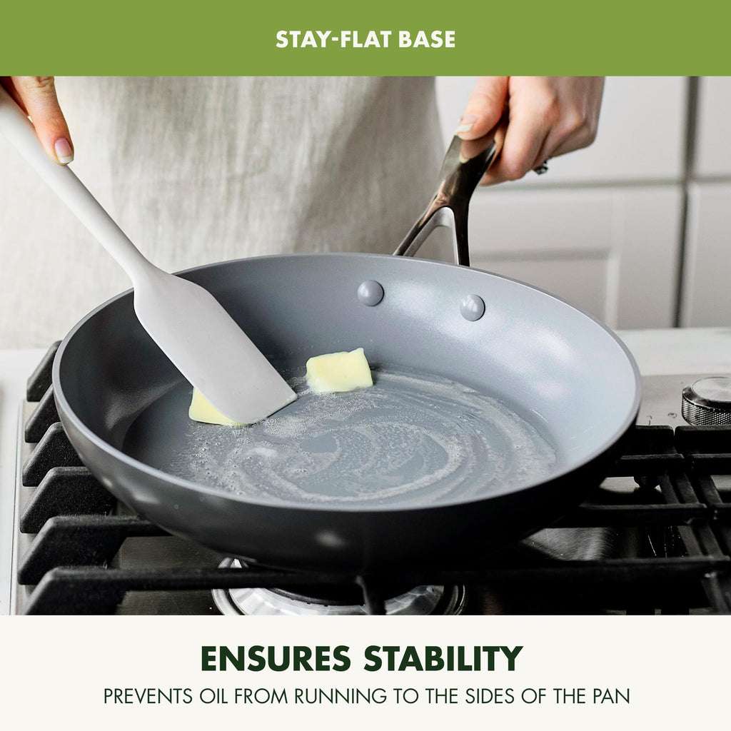 GreenPan Valencia Pro 3 Piece (8", 9.5" & 11") Ceramic Nonstick Skillet Set