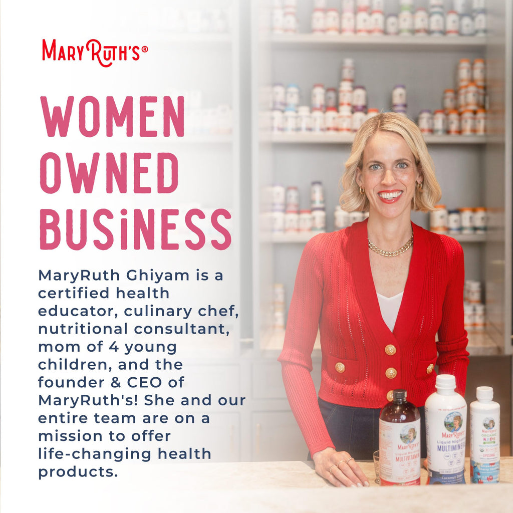 MARYRUTH'S Postnatal & Prenatal Liquid Multivitamin for Women, 16 oz, Vegan