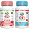 MARYRUTH'S Organics Multivitamin and Probiotic Gummies (Strawberry) for Kids | Clean Label Project Verified® | Vitamins for Gut Health, Immunity, & Overall Wellness | Vegan, Non-GMO, Gluten Free