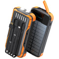 SOXONO Solar Power Bank 40000mAh PD20W Fast Charging Portable Solar Charger
