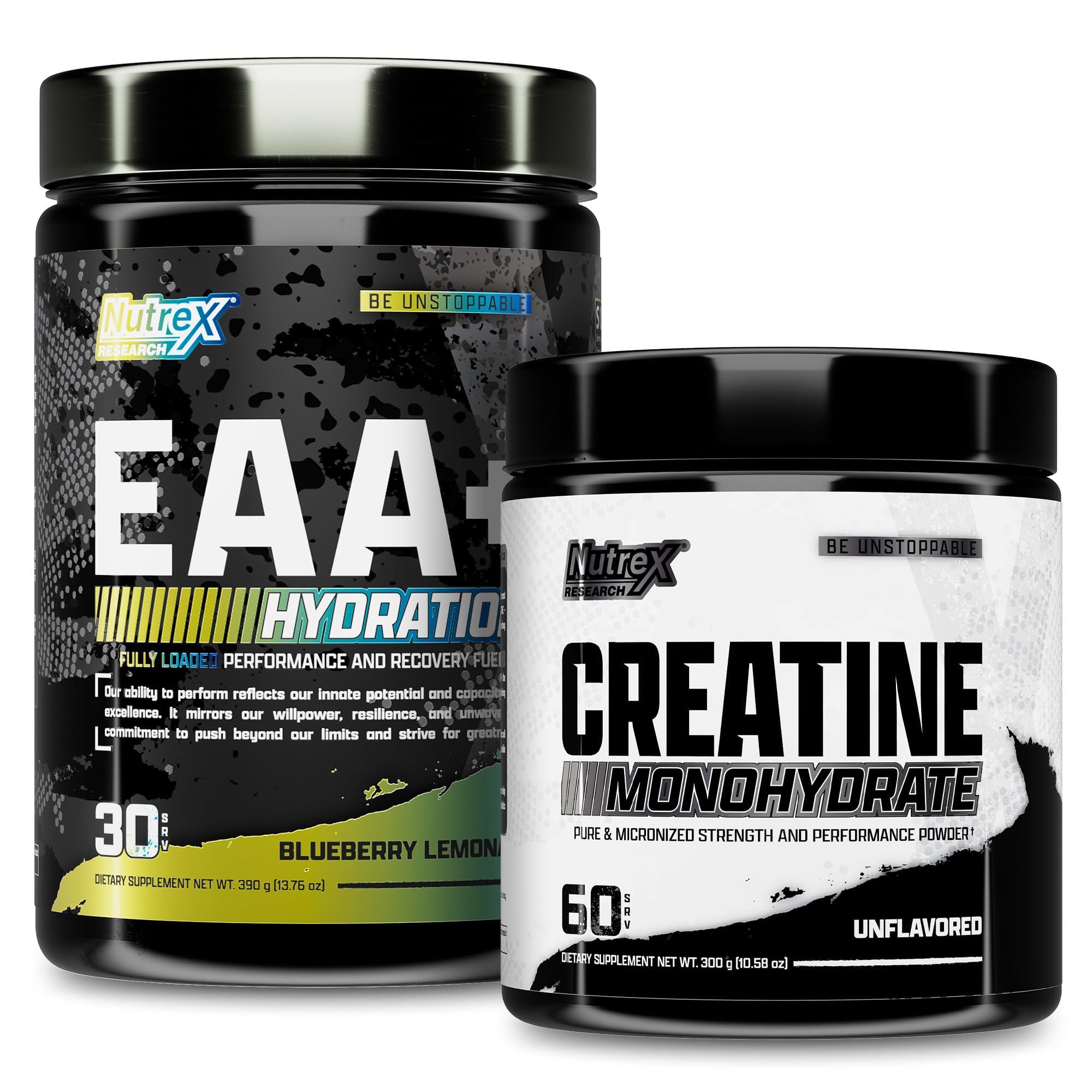 Nutrex Research EAA Hydration Blueberry Lemonade Aminos & Creatine Monohydrate Powder
