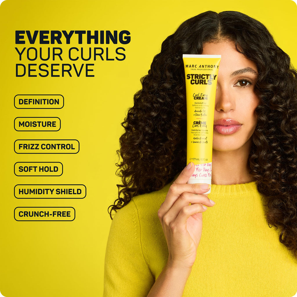 Marc Anthony Strictly Curls Envy, Curl Defining Cream for Curly & Wavy Hair