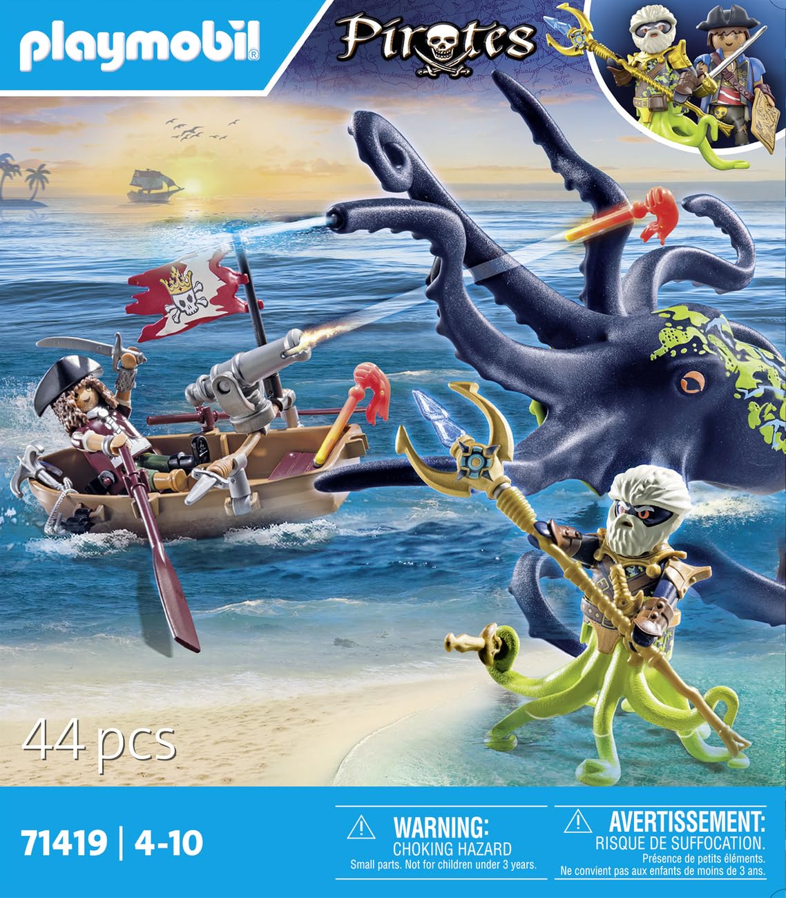 Playmobil Pirates: Battle with The Giant Octopus