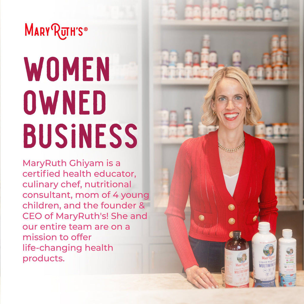 MARYRUTH'S Organic Vitamin B Complex, Biotin, Vitamin B12, Niacin, Folate