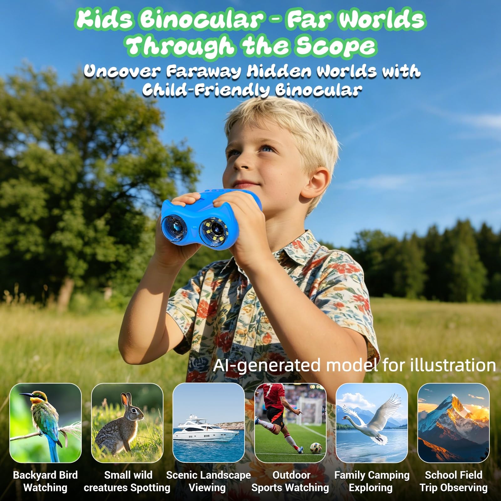 Pozifu 2 in 1 Kids Microscope and Telescope, STEM Educational Toy
