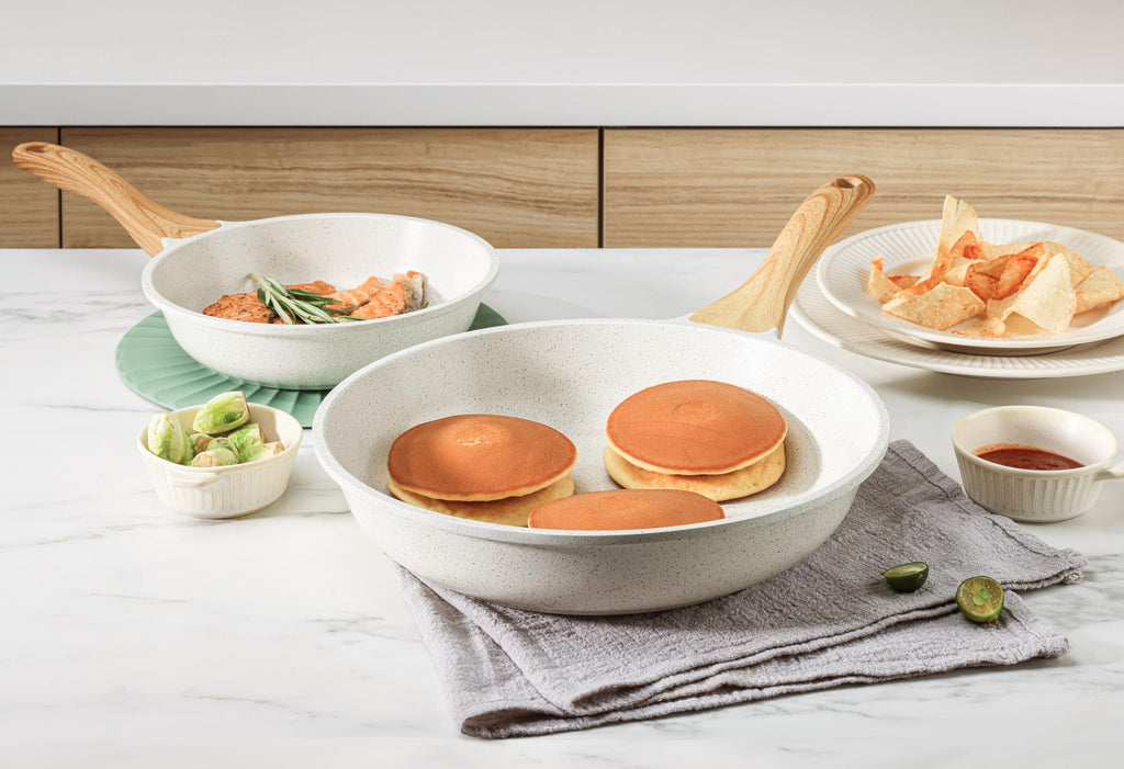 SENSARTE Nonstick Ceramic Cookware Set, 13-pcs Non-toxic Pots and Pans Set