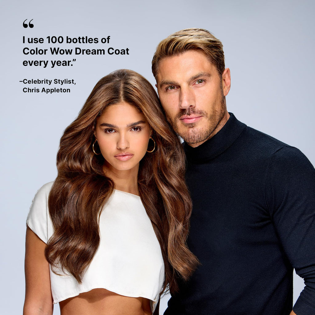 COLOR WOW Dream Coat – Anti-Humidity Frizz Control Spray for Glass Hair