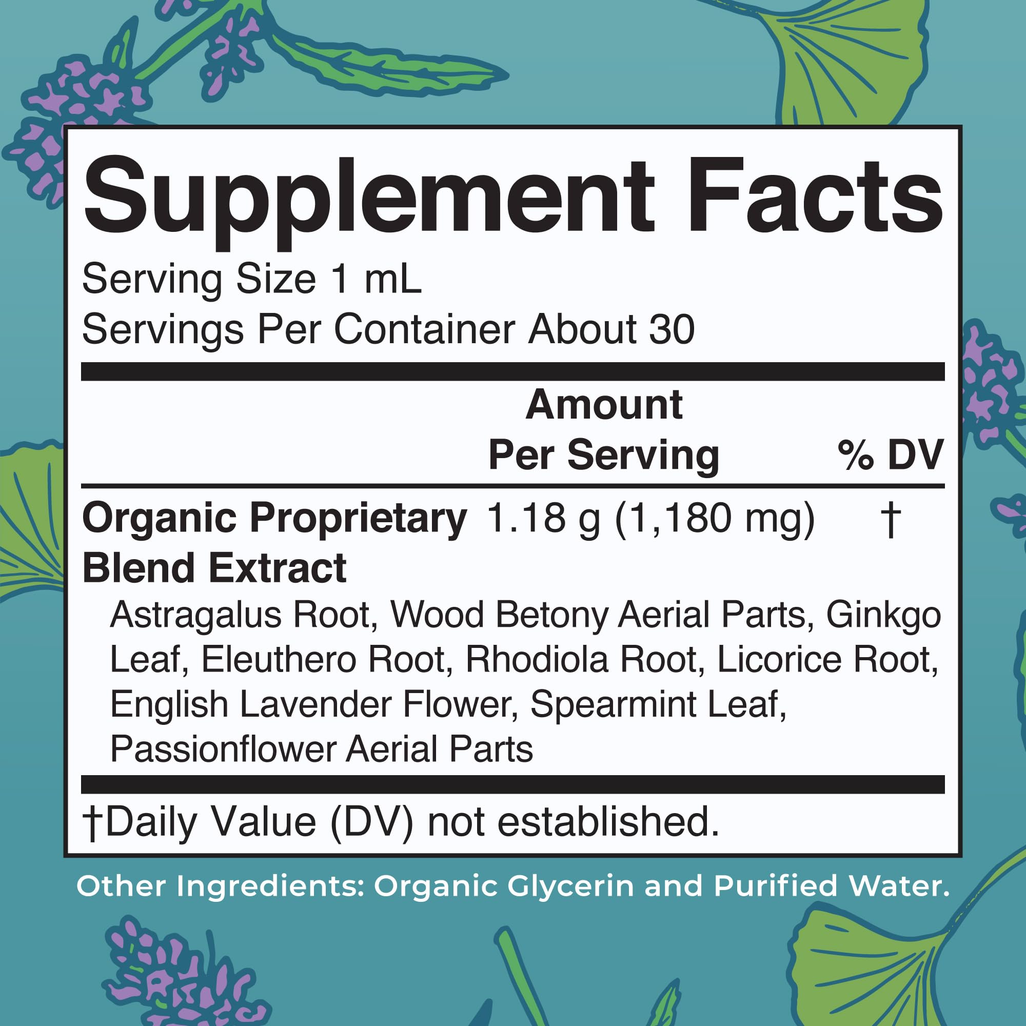 MARYRUTH'S Kids Focus & Attention Drops, USDA Organic Drops, 30 Servings