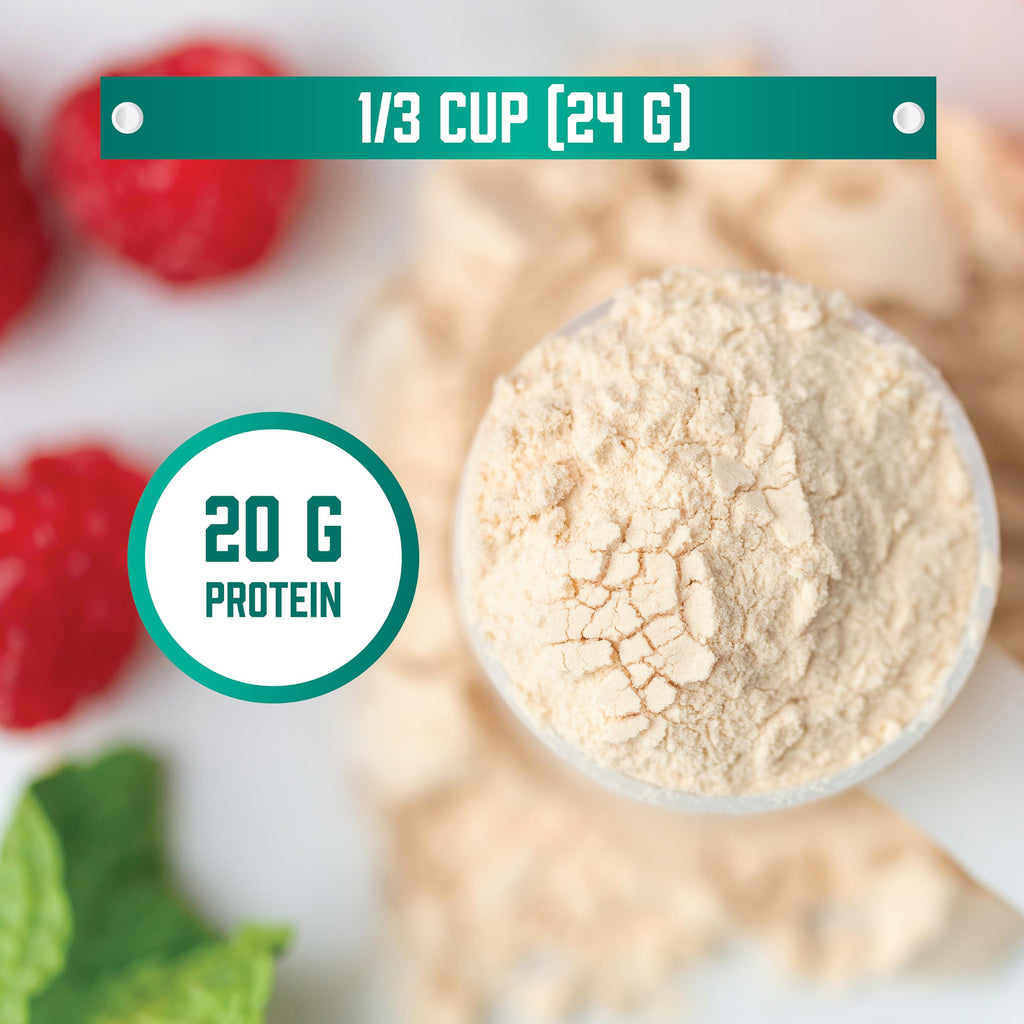 NOW Sports, Soy Protein Isolate 20g, Unflavored Powder, 1.2 lbs