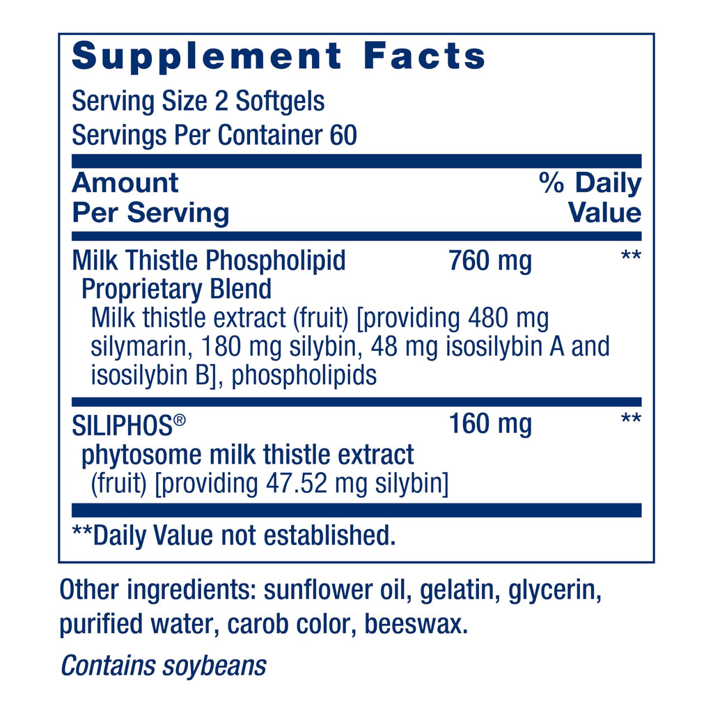 Life Extension Advanced Milk Thistle, Liver Health Supplement, Liver Detox, Cell Division, silymarin, silybin, bioavailable, Gluten Free, Non-GMO, 120 softgels, (Pack of 2)