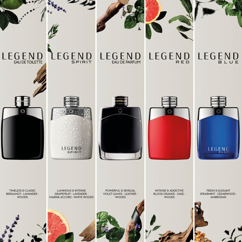 Legend Blue by Mont Blanc for Men - 3.3 oz EDP Spray