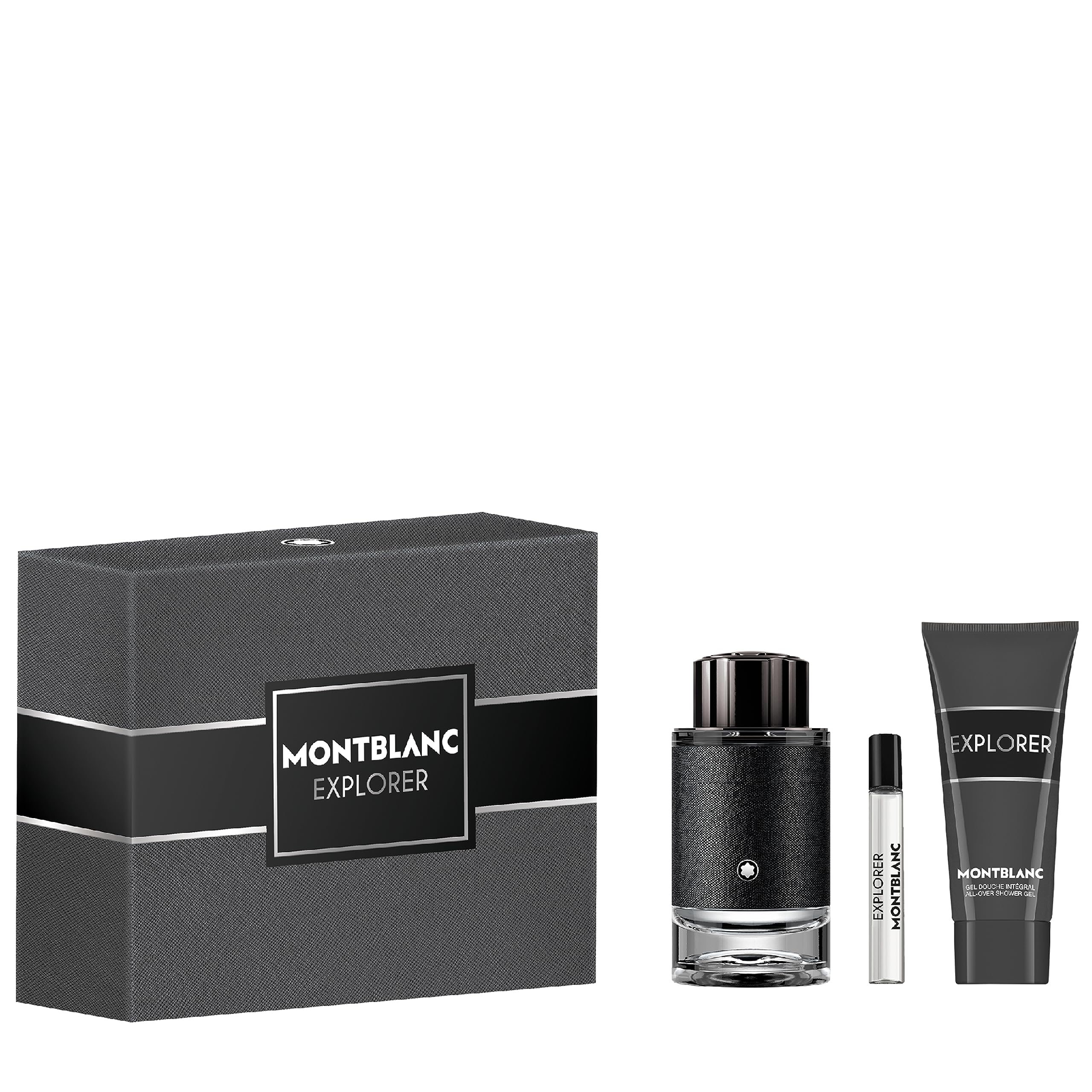 Mont Blanc Explorer M 3.4 Oz Edp + 3.4 Oz Sg + 7.5 Ml Mini Spray