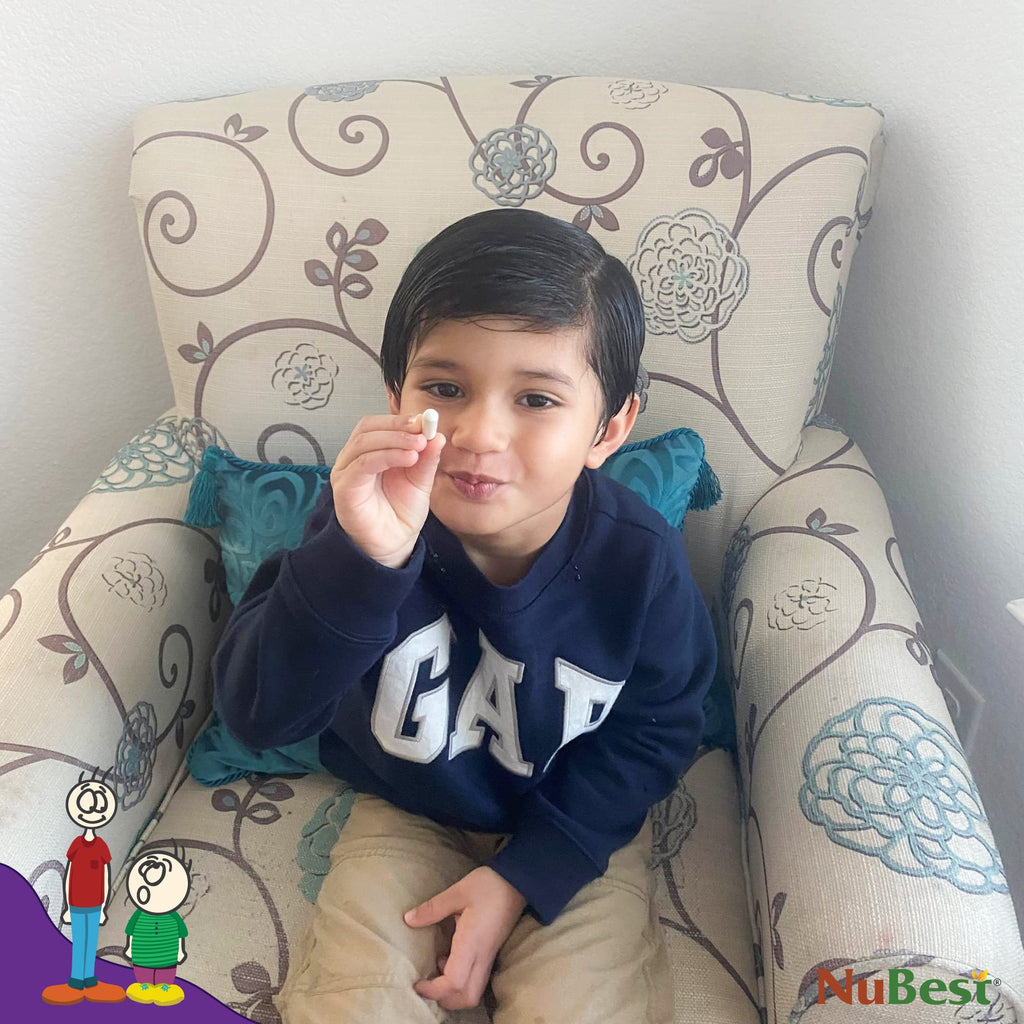NuBest Tall | Support Bone Strength, Bone Health, Enhanced Immune and Whole Body Wellness with Calcium, Collagen, and Herbs for Ages 5+ & Teens | 60 Capsules | 1 Month Supply