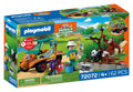 Playmobil | Animals & Friends | Zookeeper with Vehicle | Vehicle with Tiger Head Design and 3 Animals | Children's Toy for Ages 4 and up | 72072