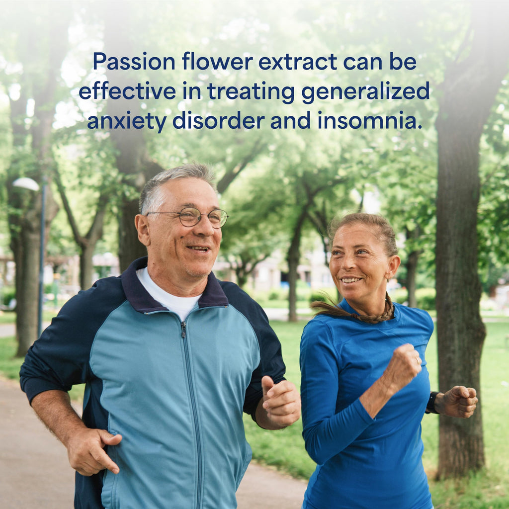 Puritan's Pride Premium Passion Flower Extract Capsules 250 mg, Concentrated Herbal Dietary Supplement for Traditional Stress Relief Support, 60 Rapid Release Capsules