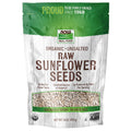 NOW Foods, Certified Organic Sunflower Seeds, Raw and Unsalted, Source of Fiber and Vitamin E, Hulled for Great Taste, Certified Non-GMO, 16-Ounce (Packaging May Vary)