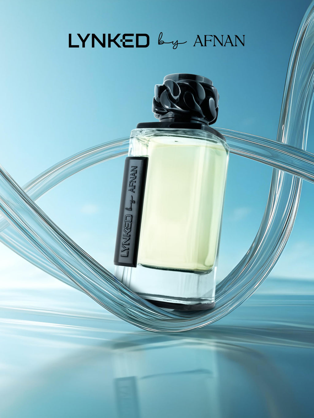 Afnan Lynked Freedom (Black) For Men Eau De Parfum, 3.4 Fl. Oz