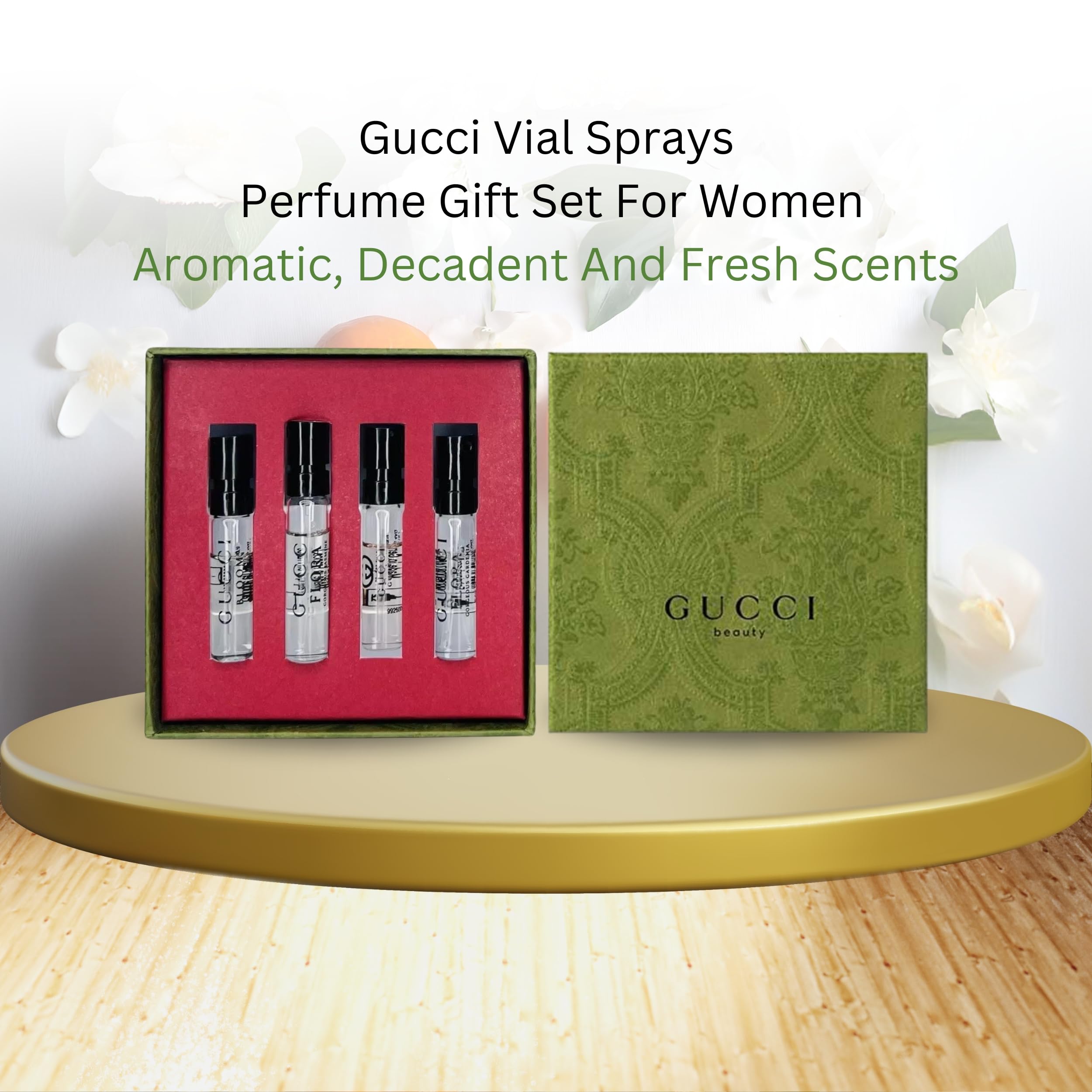 Gucci Mini Perfume Gift Set for Women 4-Piece EDP Travel Collection