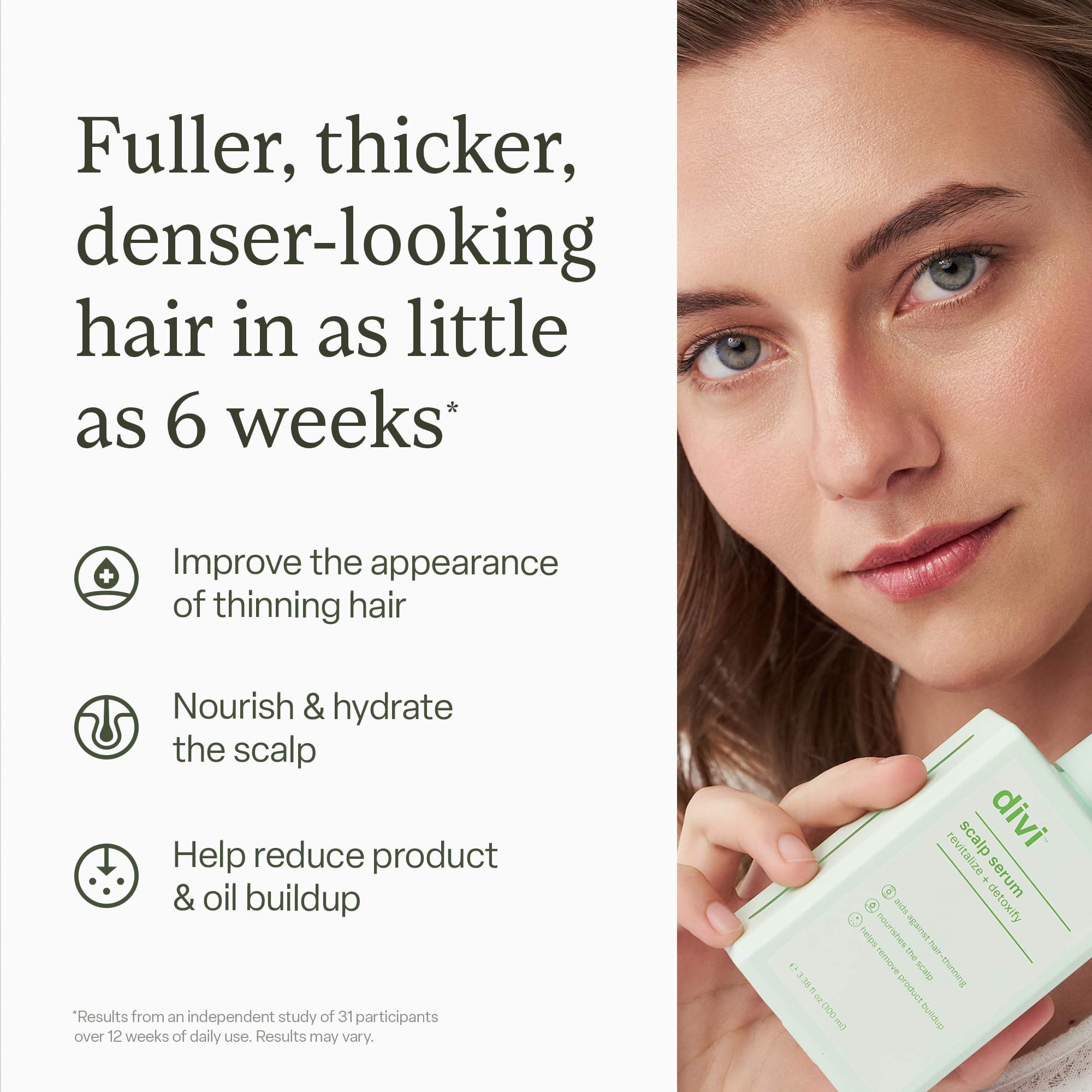 Divi Scalp Serum | To Promote Fuller-Looking Hair with Peptides | 30ml