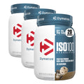 Dymatize ISO100 Whey Protein Powder Isolate, Cookies & Cream, 25g of Protein, 5.5g BCAAs, Less Than 120 Cal., Gluten Free, 1g Fat, 1g Sugar, 2g Carb (20 Servings) (Pack of 3)