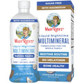 MaryRuth's Liquid Nighttime Multimineral | NO Melatonin | Bedtime Routine | Magnesium Citrate | Calcium | Zinc | Vitamin D3 | Available in 4 Flavors | Vegan | Sugar Free | Gluten Free | 32 Oz