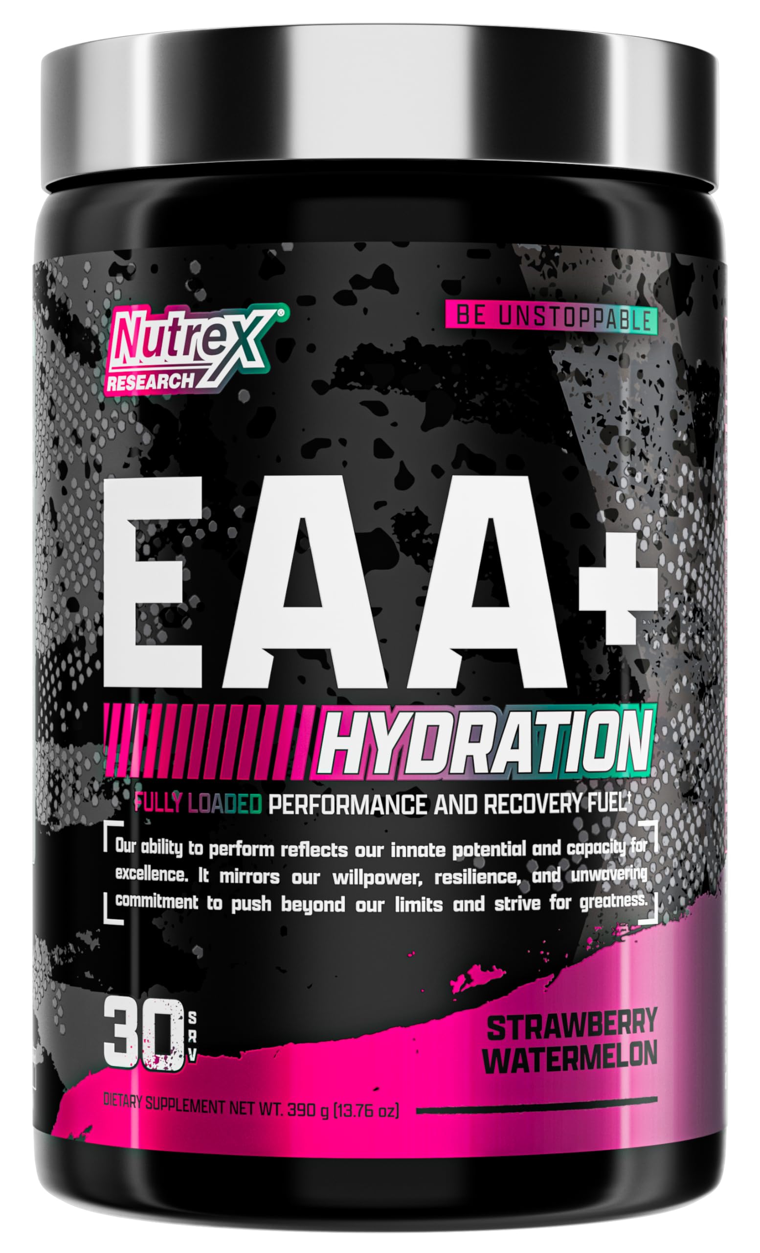Nutrex Research EAA Hydration Strawberry Watermelon Aminos & Creatine Monohydrate Powder
