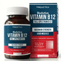 Triquetra Health Vitamin B12 5000mcg Complex, Methylated Methylcobalamin for Women & Men with Hydroxocobalamin, & Adenosylcobalamin, Supports Energy, Metabolism & Mood, Vegan, Non-GMO (60 Servings)