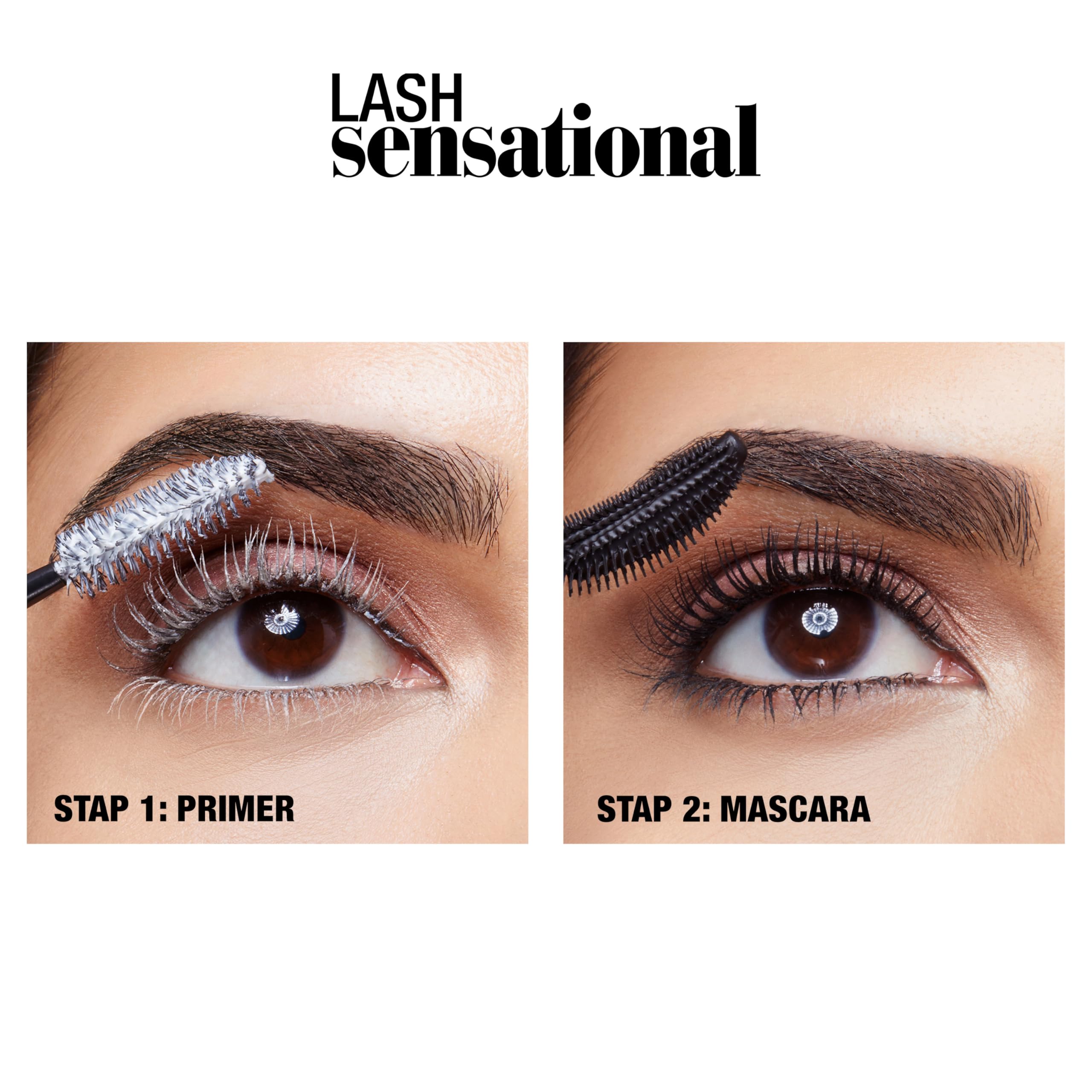 Maybelline Lash Sensational Lash Multiplying Waterproof Mascara, No. Black, 0.31 Ounce