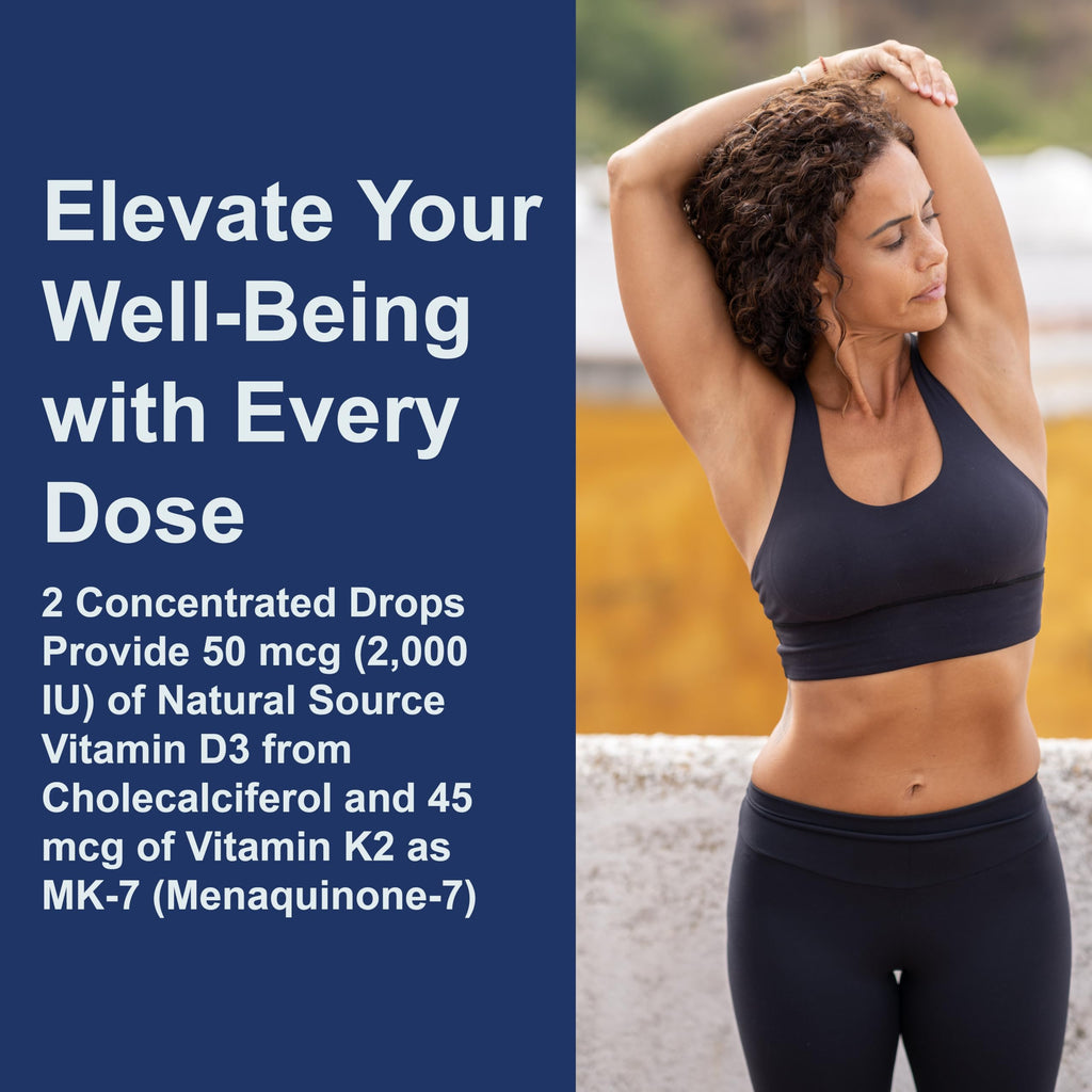 Carlson Super Daily D3 + K2, 50 mcg (2000 IU), 360 Drops (10.16 mL)