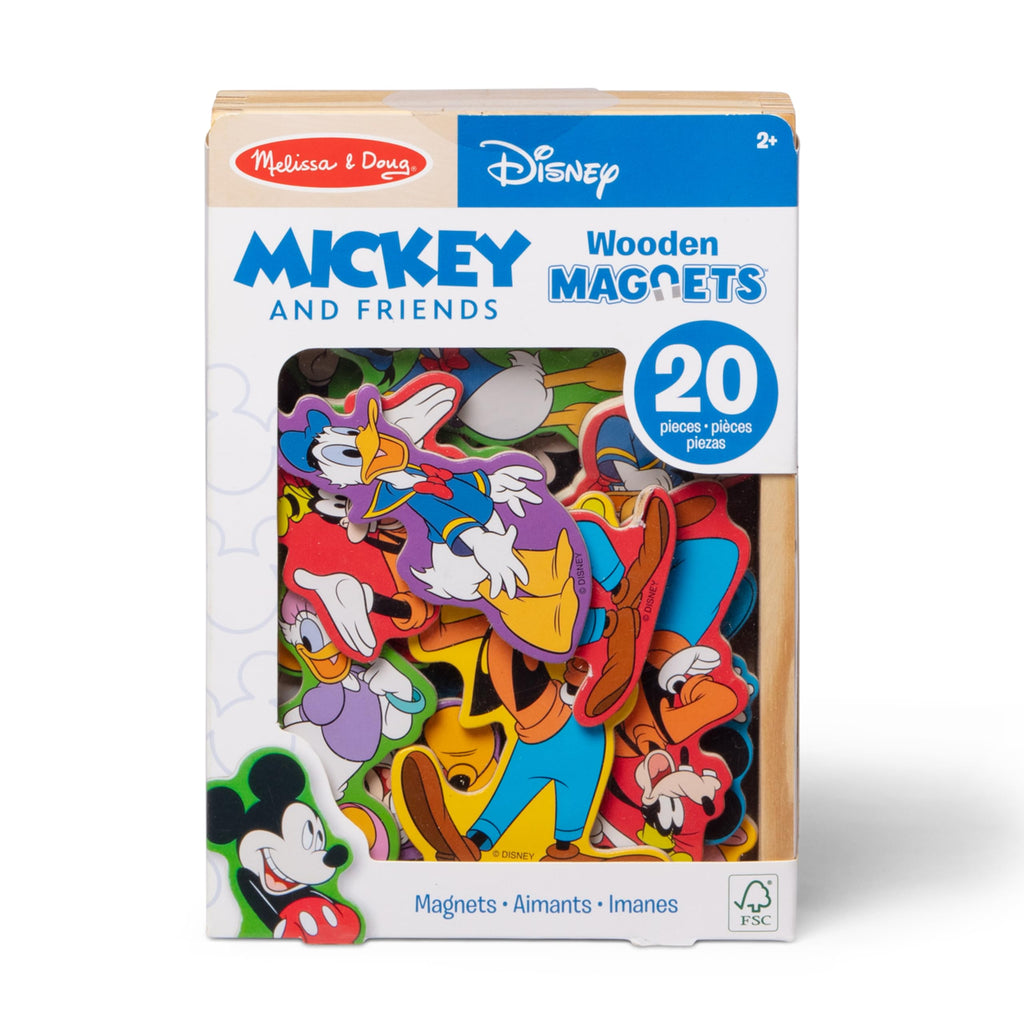 Melissa & Doug Disney Mickey Mouse Wooden Magnets Set
