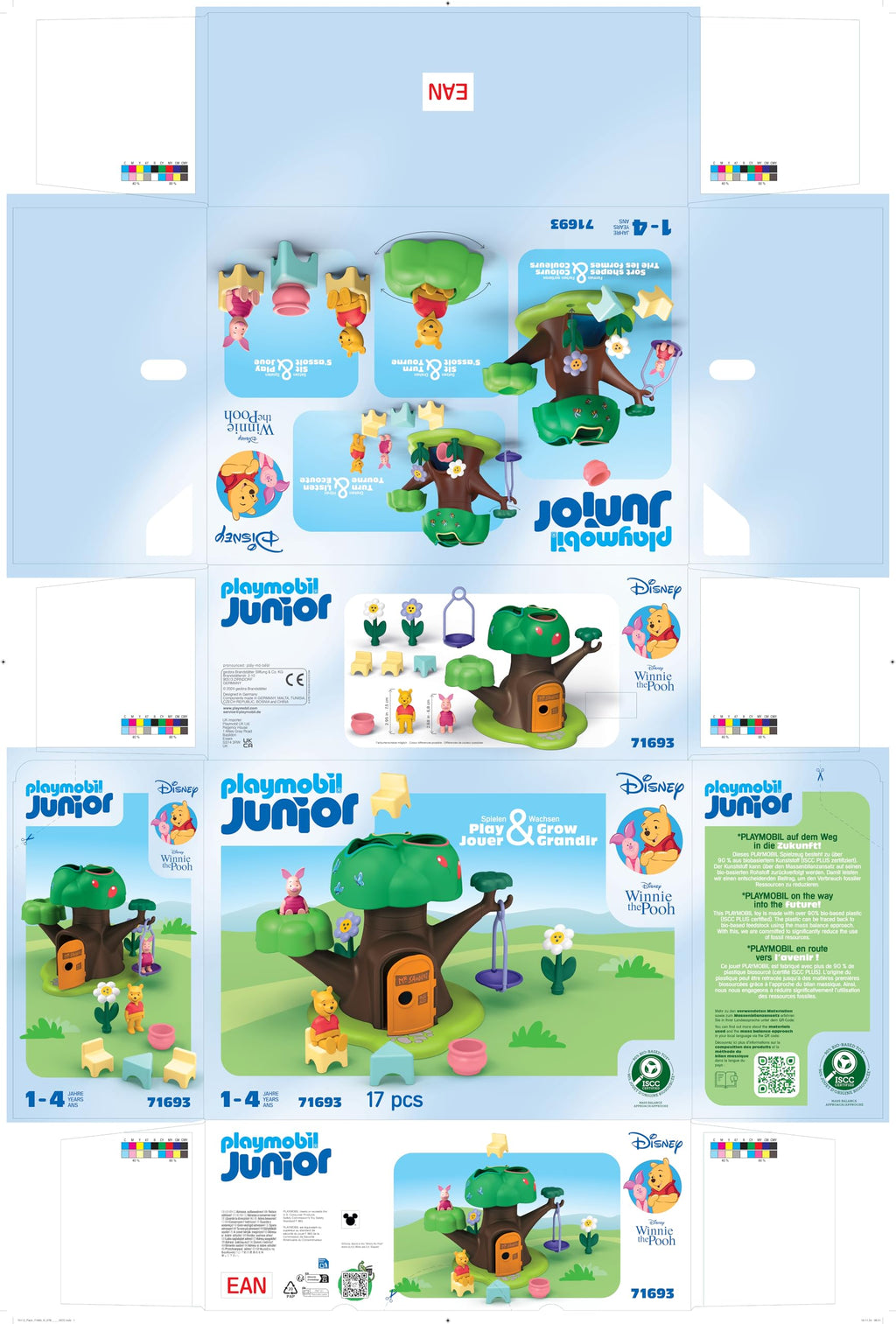 Playmobil Junior & Disney: Winnie the Pooh's & Piglet's Tree House