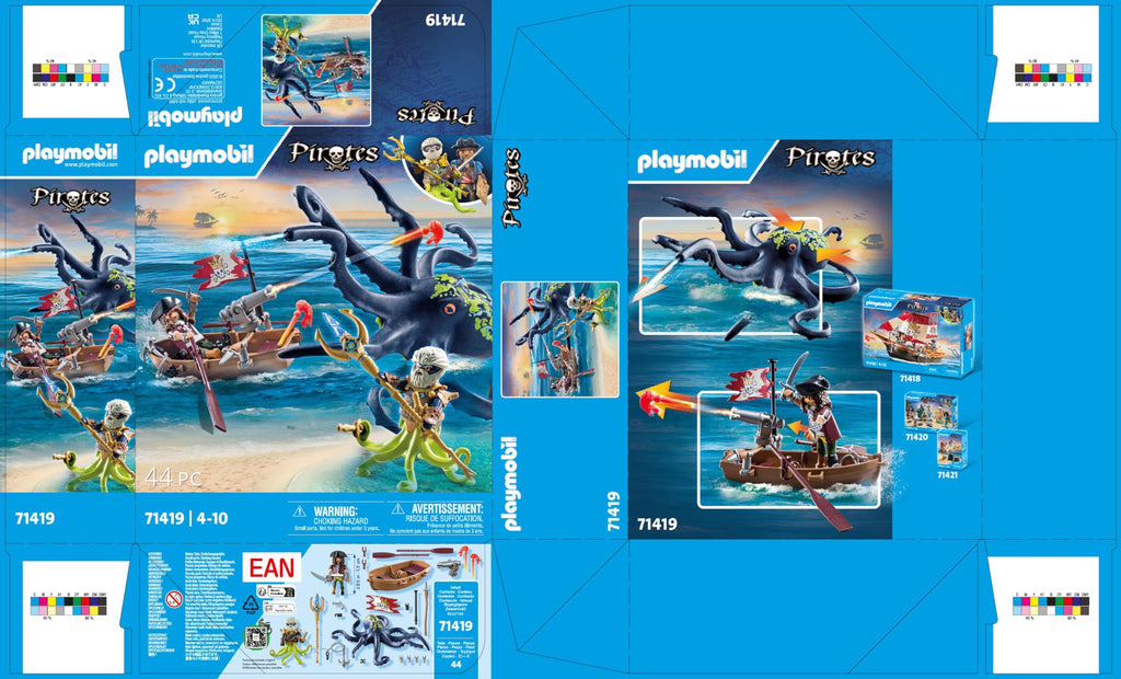 Playmobil Pirates: Battle with The Giant Octopus
