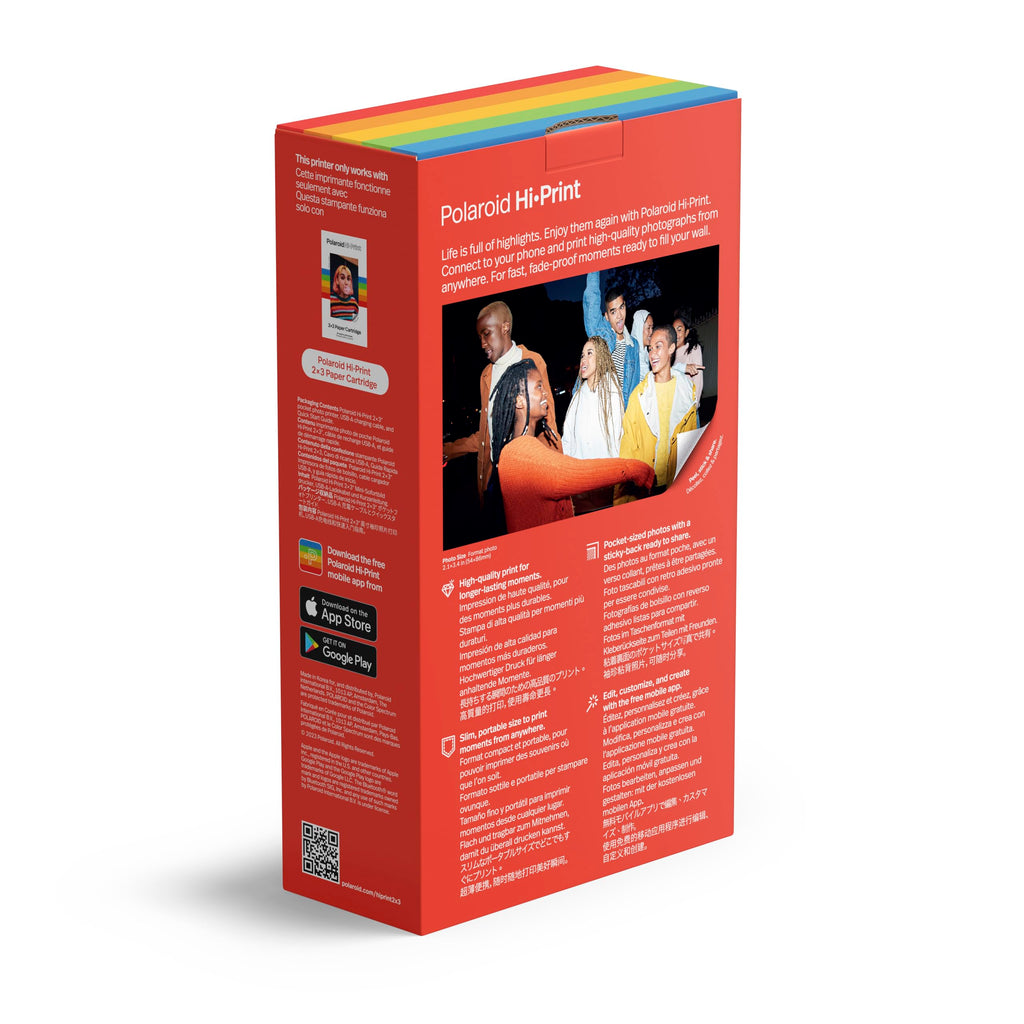 Refurbished Polaroid Hi-Print - Bluetooth Connected 2x3 Pocket Photo Dye-Sub Printer - Printer Only, No Paper (9184)