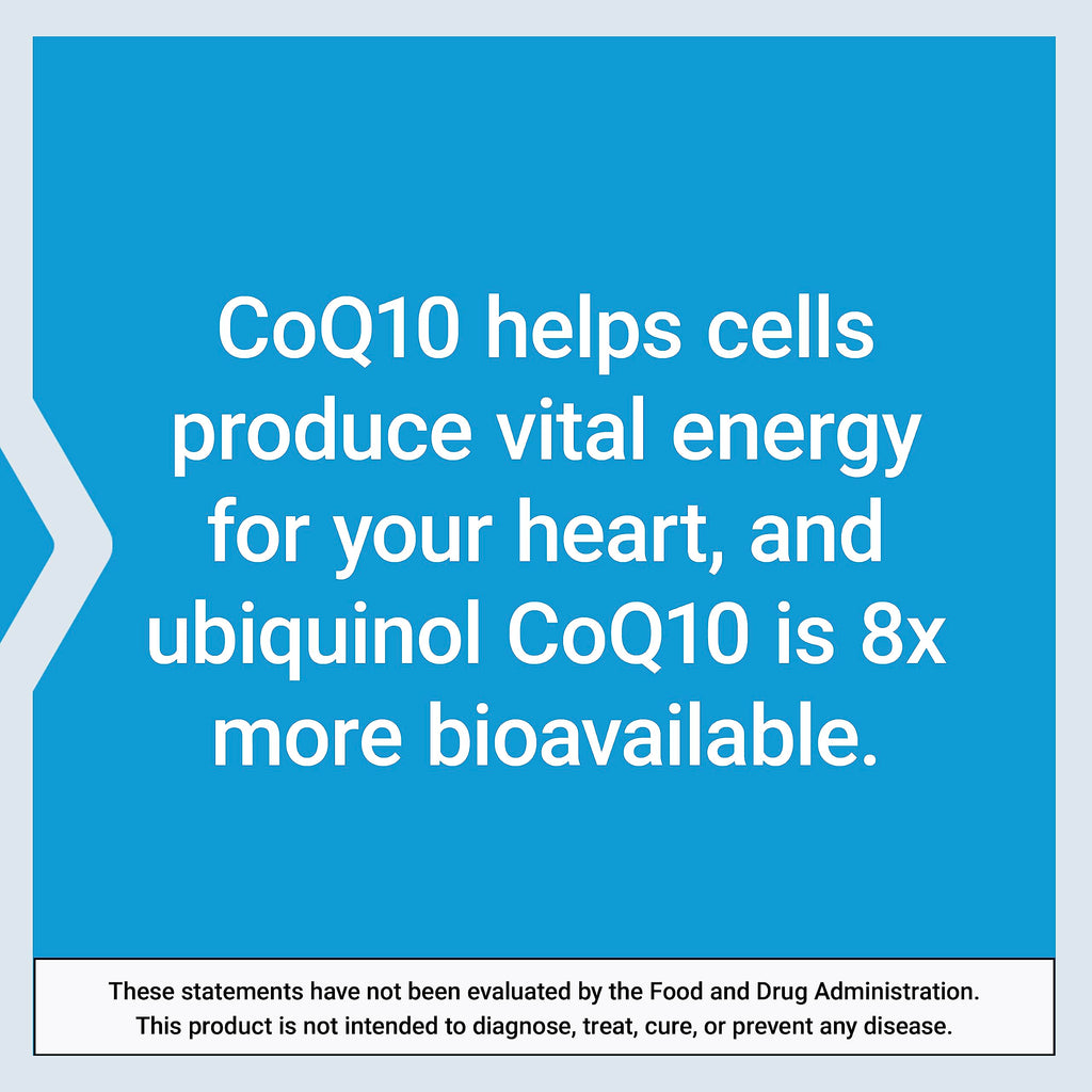 Life Extension Super Ubiquinol CoQ10 with Enhanced Mitochondrial Support, Potent Heart Health & Cellular Energy Production Support,Ultra-absorbable,Gluten-Free,Non-GMO, 100 mg, 60 softgels (Pack of 2)