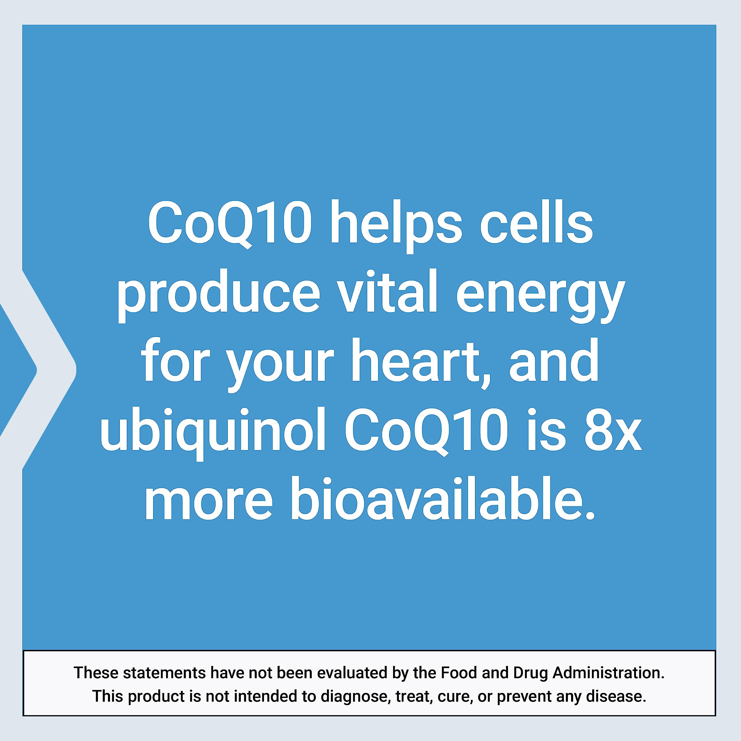 Life Extension Super Ubiquinol CoQ10 with Enhanced Mitochondrial Support, Potent Heart Health & Cellular Energy Production Support,Ultra-absorbable,Gluten-Free,Non-GMO, 100 mg, 60 softgels (Pack of 2)
