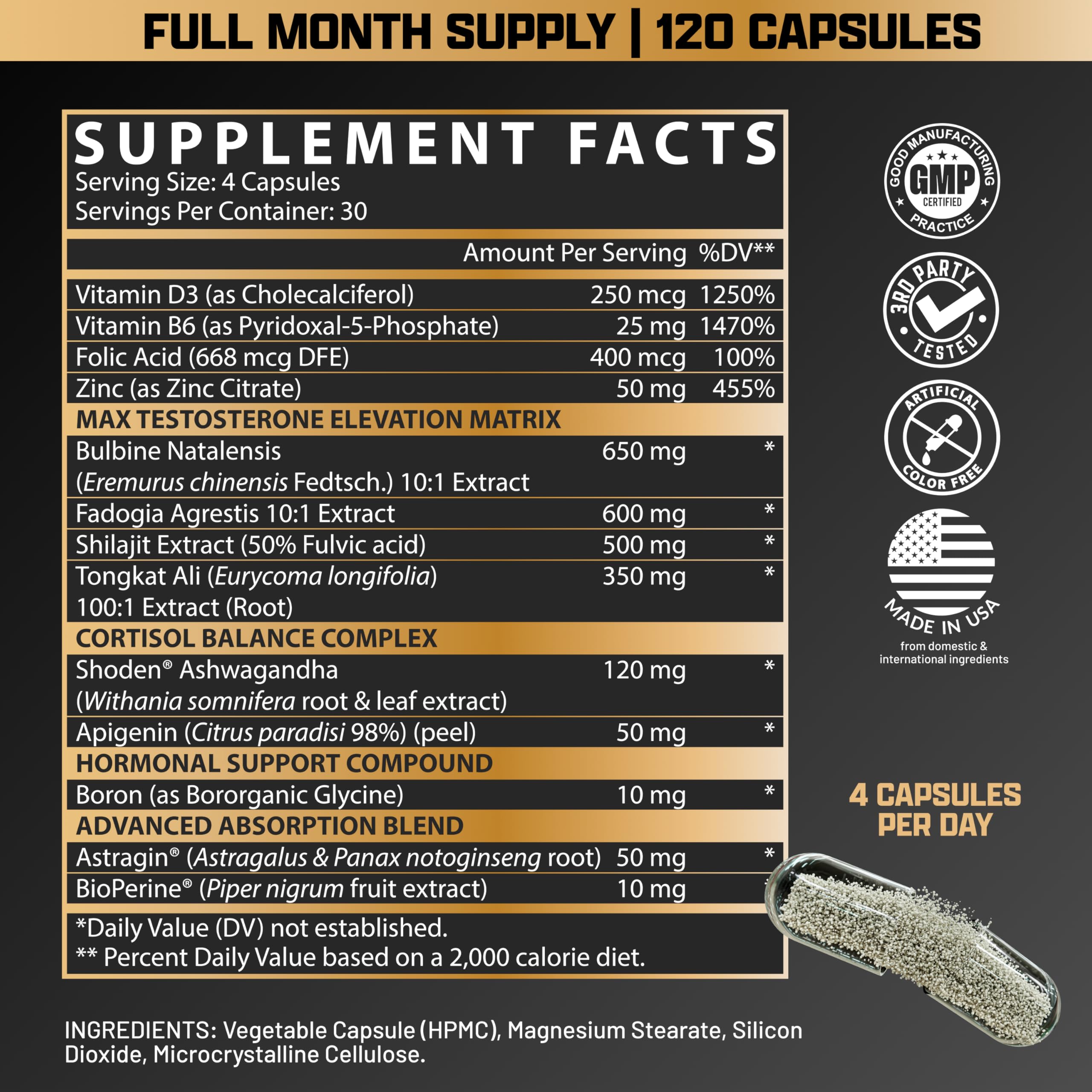 Nutrex Research Anabol Hardcore Alpha-T Magnum Muscle Builder Bundle Stack