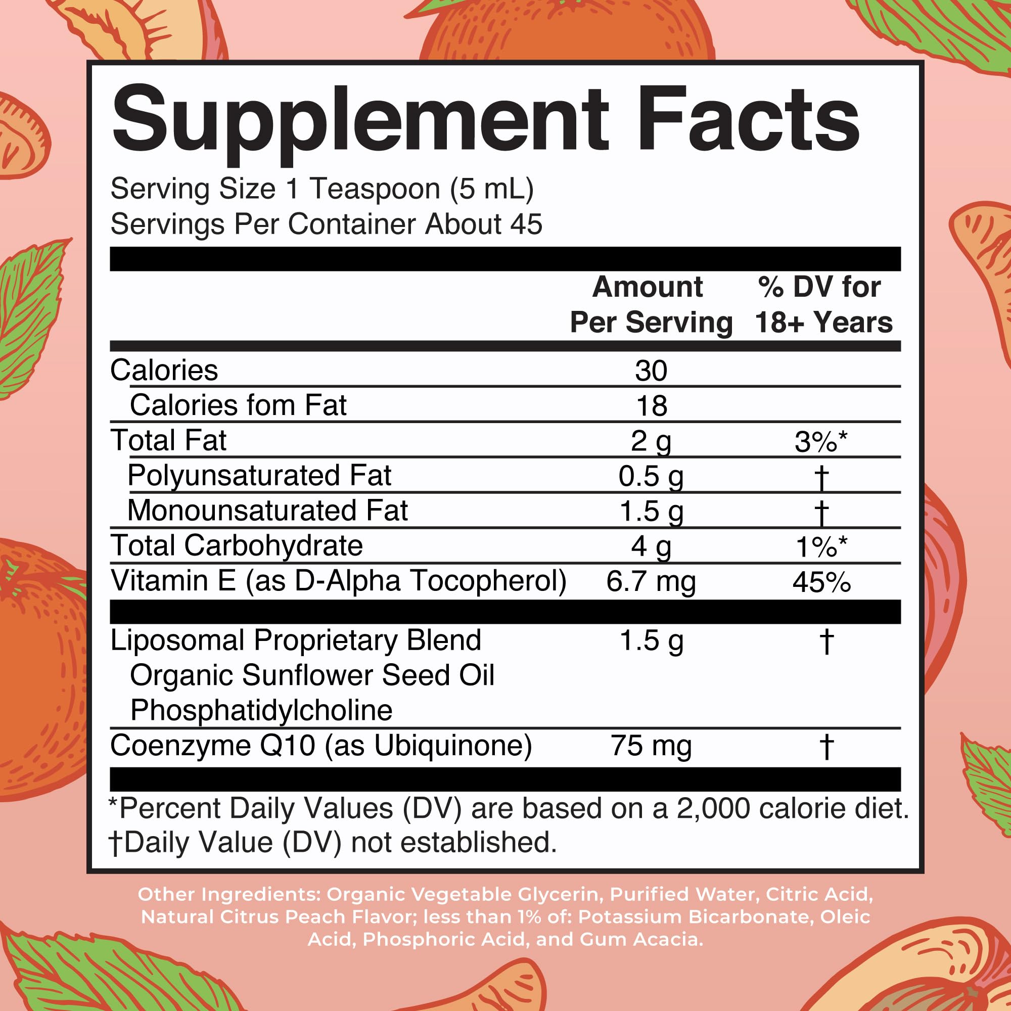MARYRUTH'S CoQ10 Liquid Liposomal, 45 Servings, Immune Support Supplement