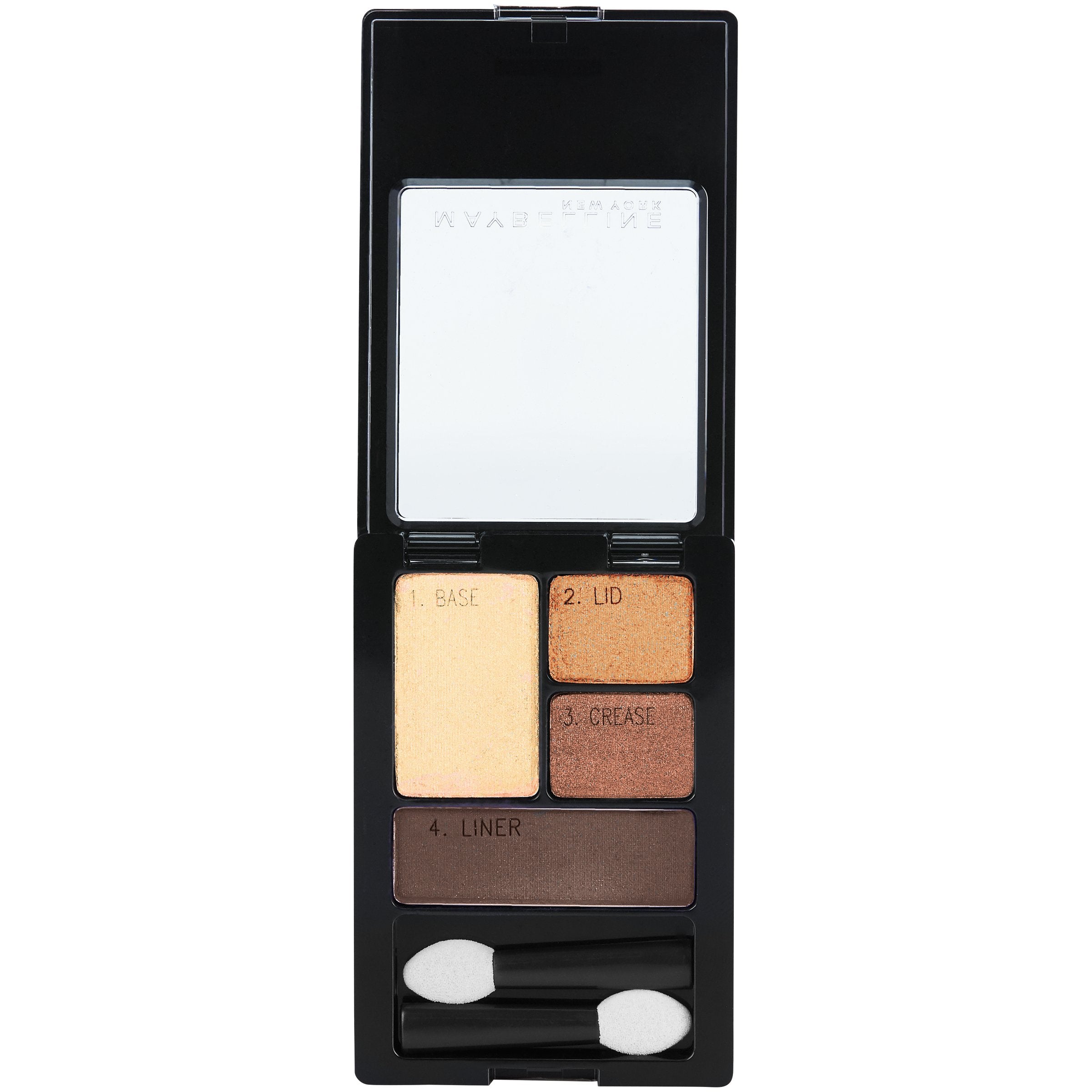 Maybelline New York Expert Wear Eyeshadow Quads, Sunlit Bronze, 0.17 oz.