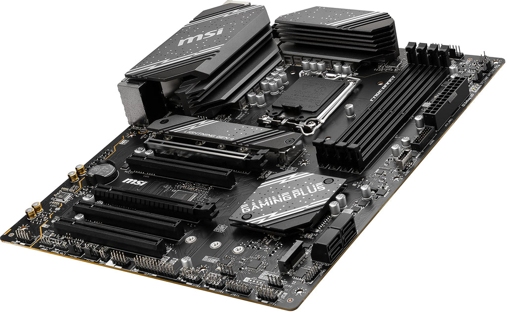 MSI B760 Gaming Plus WiFi Gaming Motherboard (DDR5 Memory ONLY) for 12th/13th/14th Gen Intel Processors, LGA 1700, PCIe 4.0, M.2, 2.5Gbps LAN, USB 3.2 Gen2, HDMI/DP, Wi-Fi 6E, Bluetooth 5.3, ATX