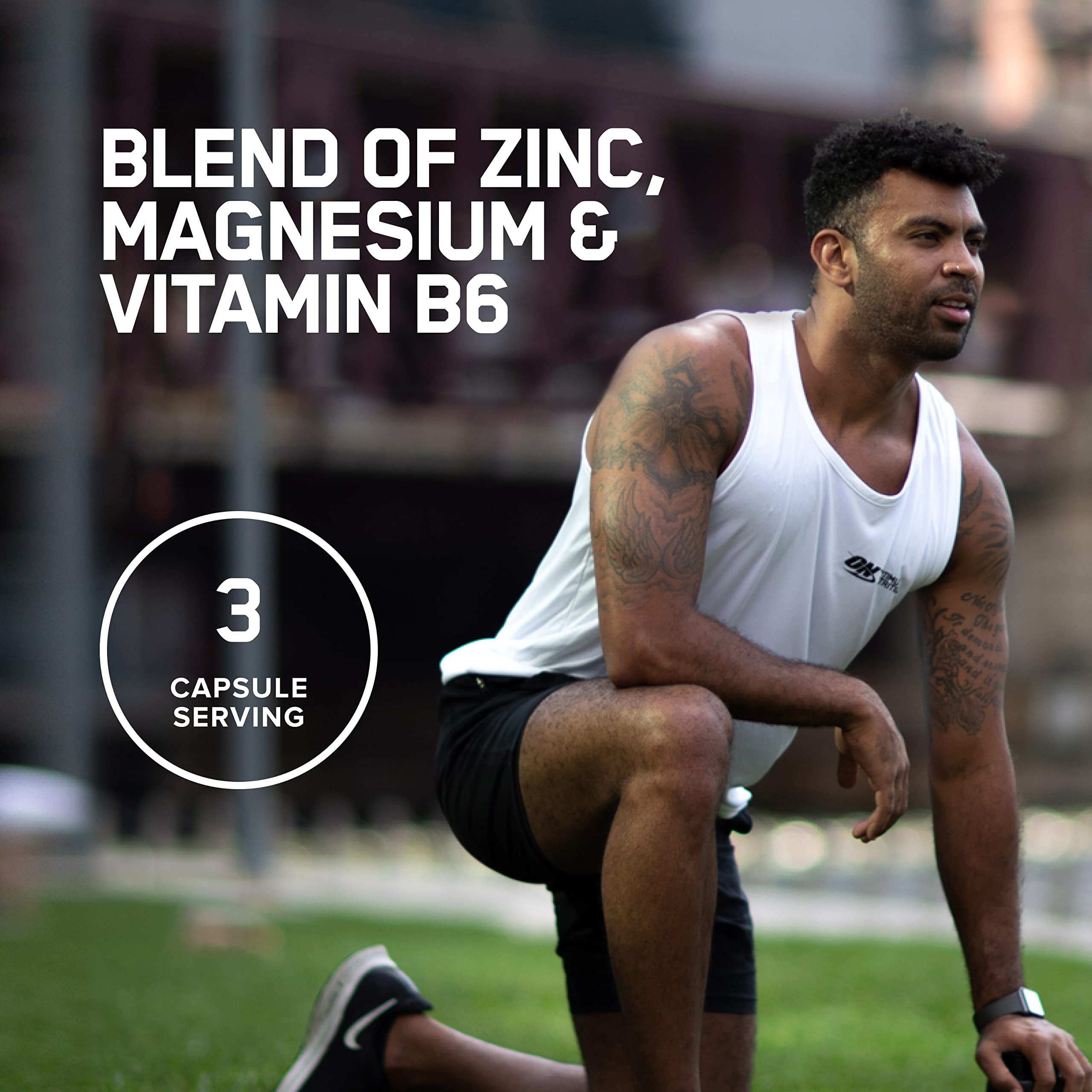 Optimum Nutrition Muscle Recovery and Endurance Supplement for Men and Women,Zinc-and Magnesium Supplement,180 Count (Pack of 2)
