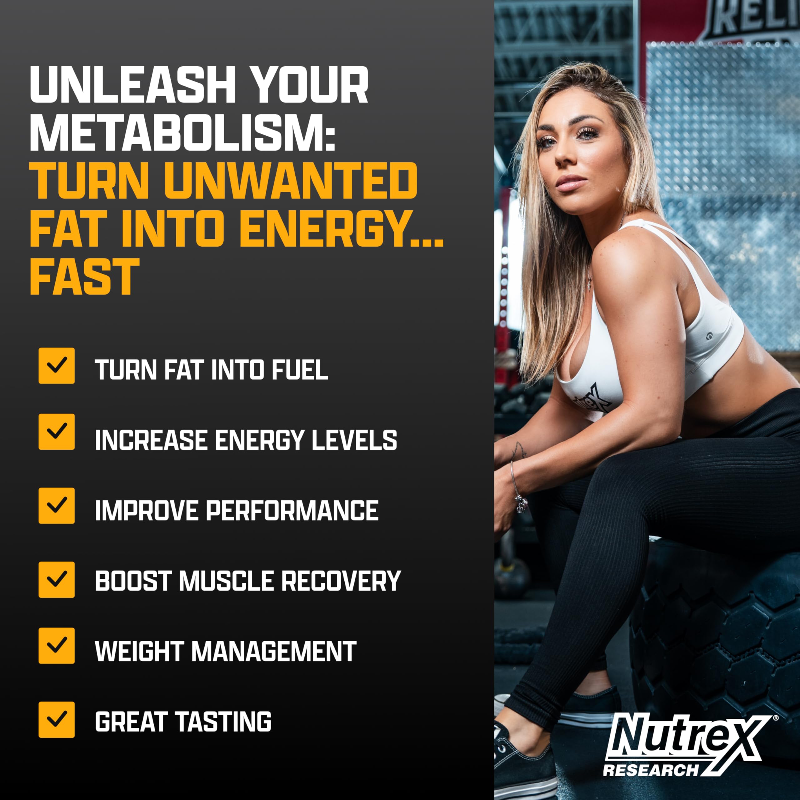 Nutrex Research Liquid Carnitine 3000 | Orange Mango | Stimulant Free | 31 Servings 16 Fl Oz